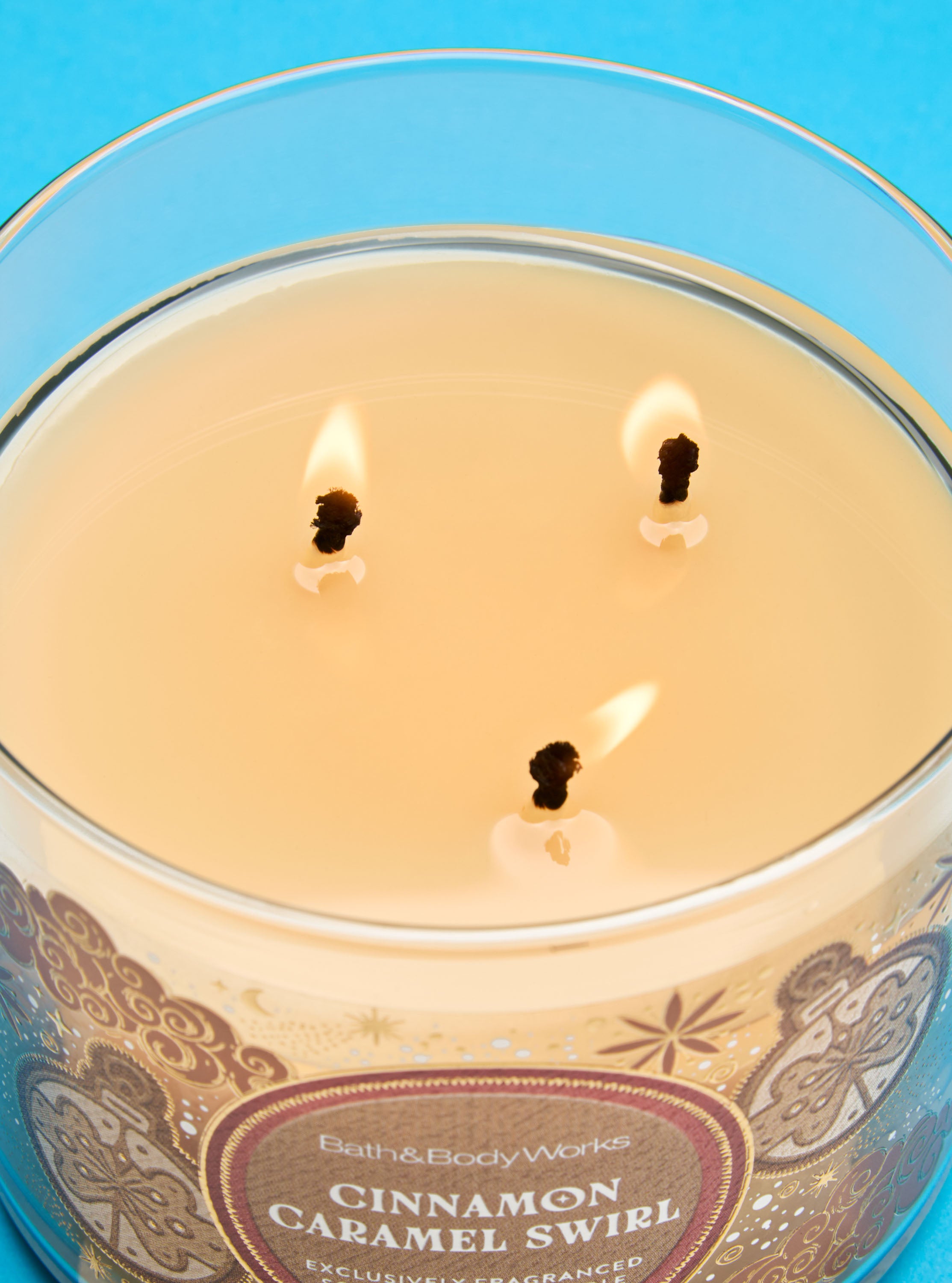 Bath & Body Works Cinnamon Caramel Swirl 3-Wick Candle | Shop Midtown