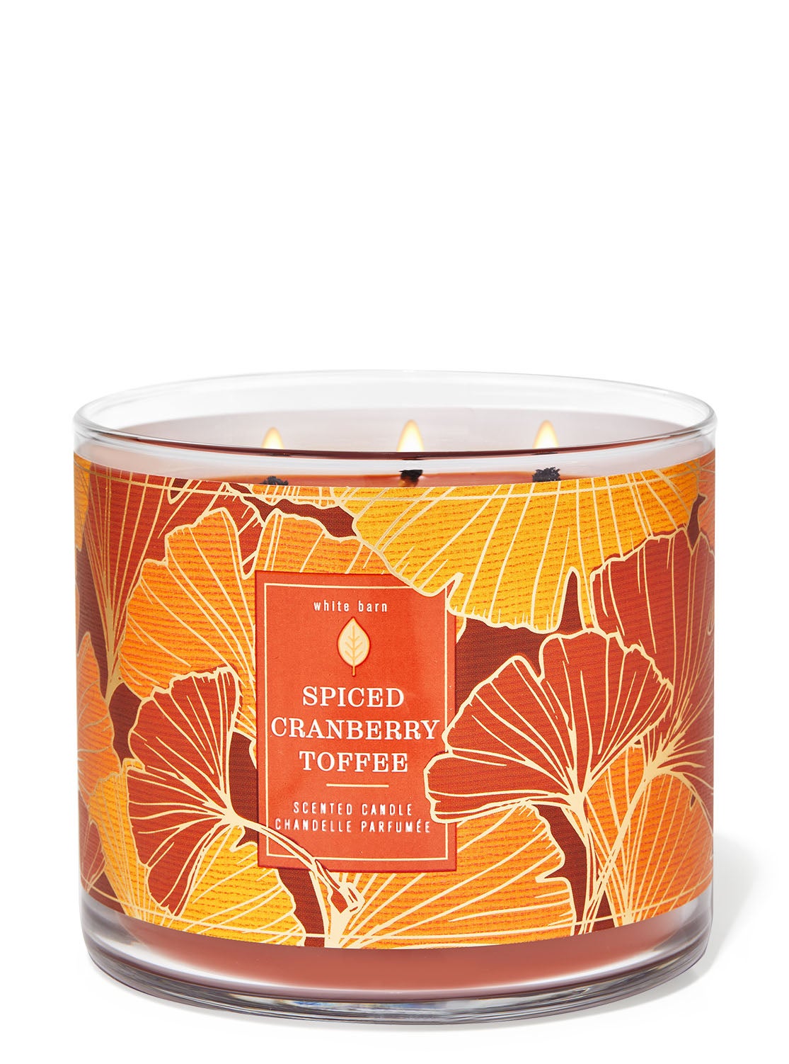 Spiced Cranberry Toffee 3Wick Candle Bath and Body Works