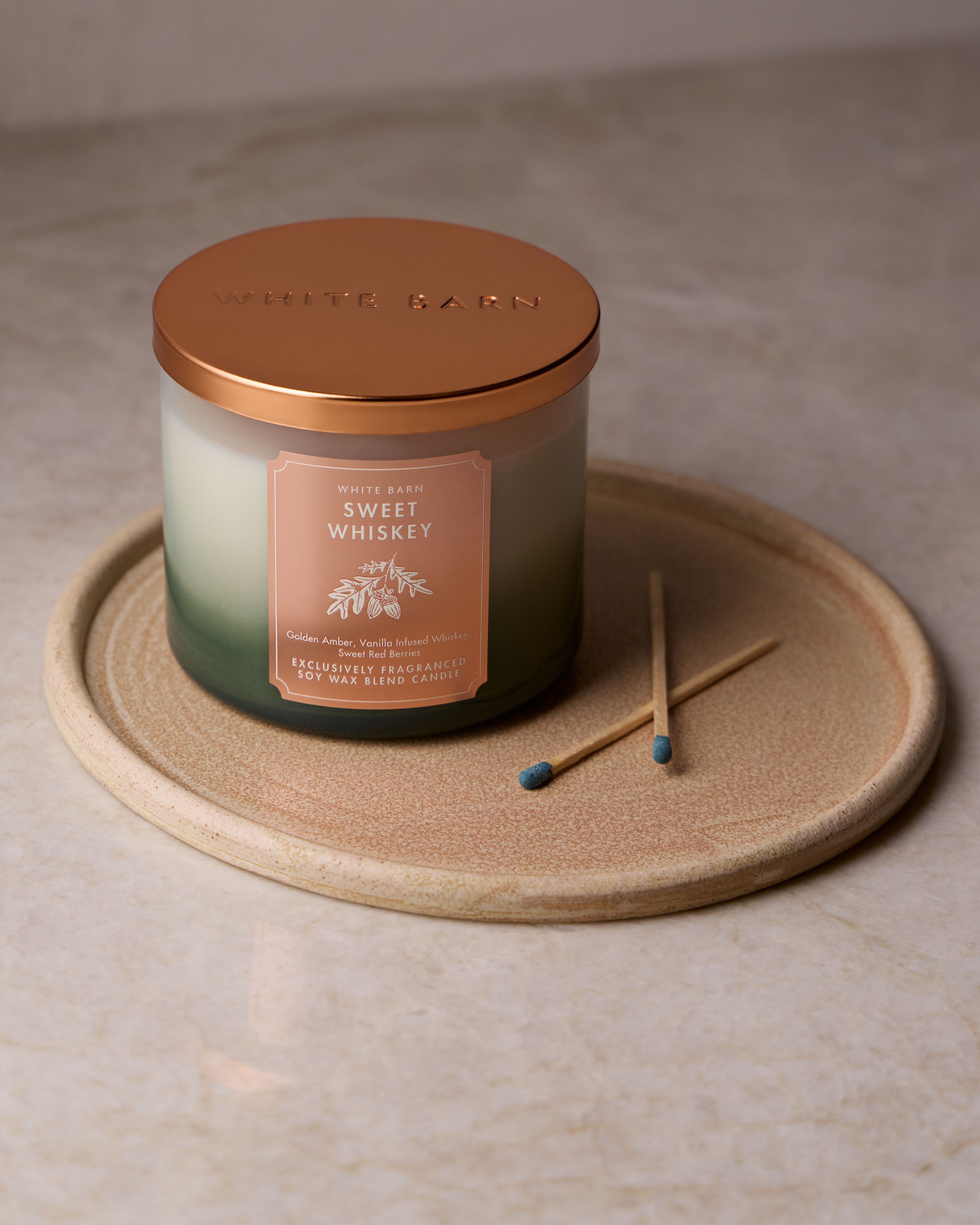 Sweet Whiskey 3-Wick Candle
