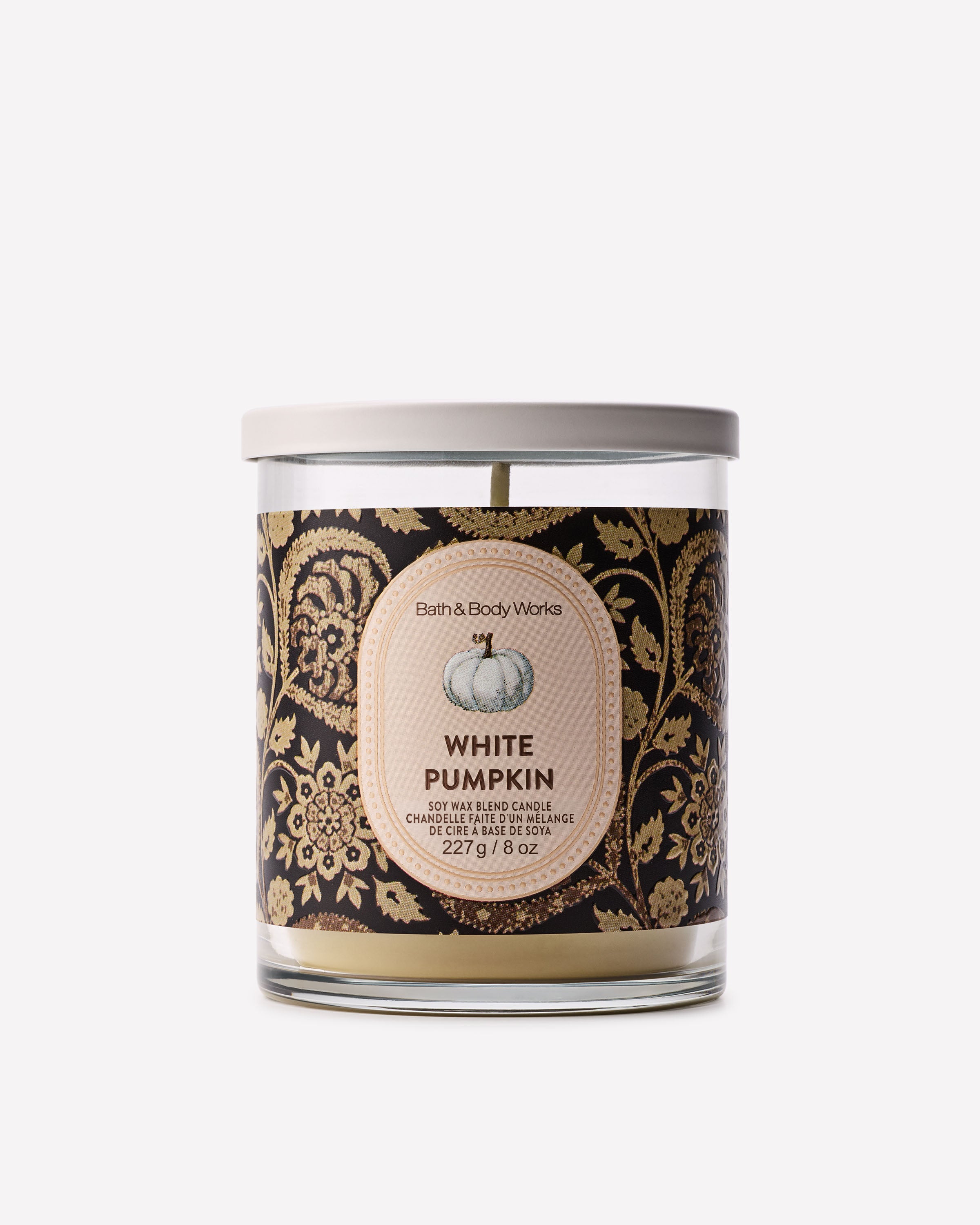 Chandelle à une mèche White Pumpkin