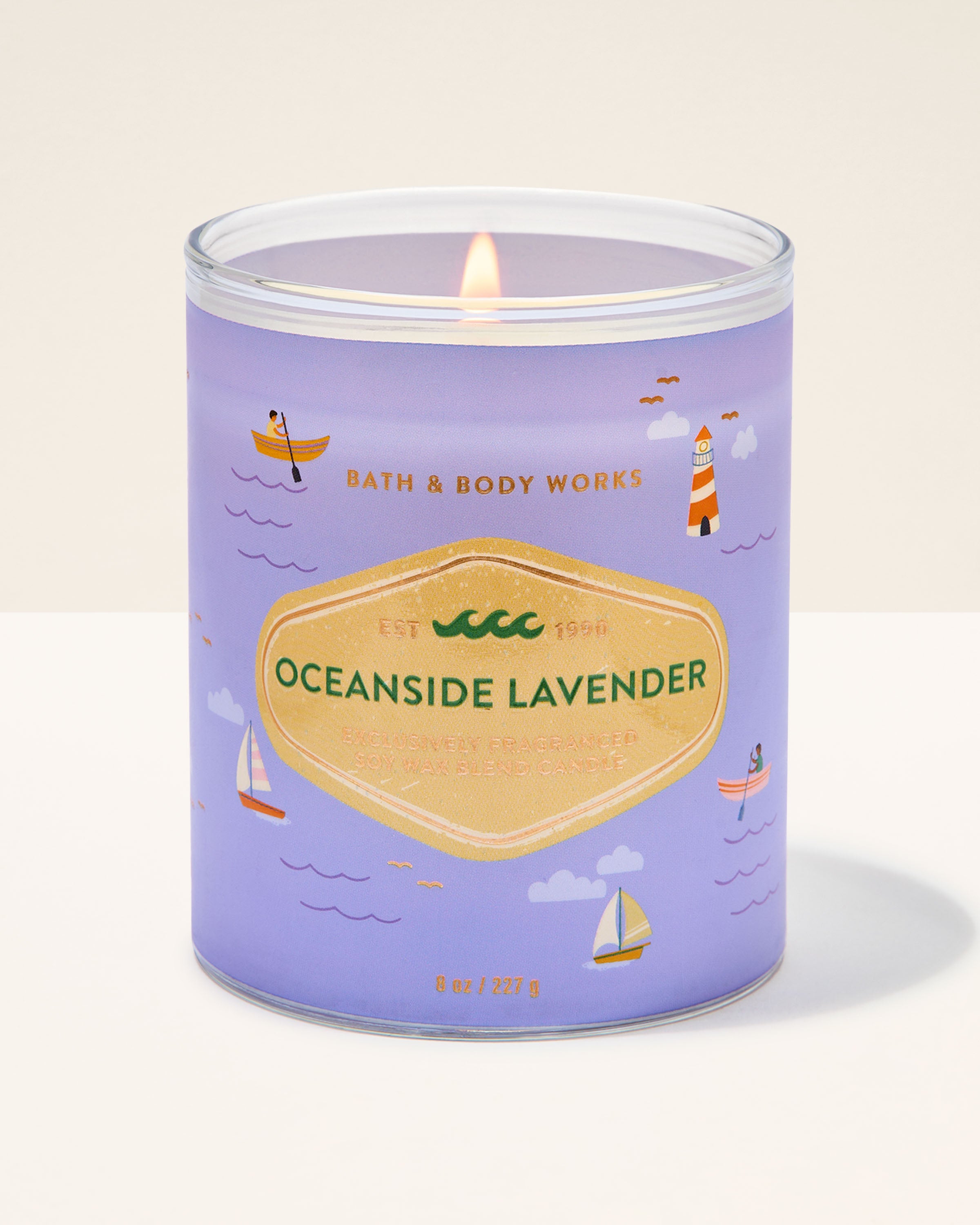 Oceanside Lavender Single Wick Candle
