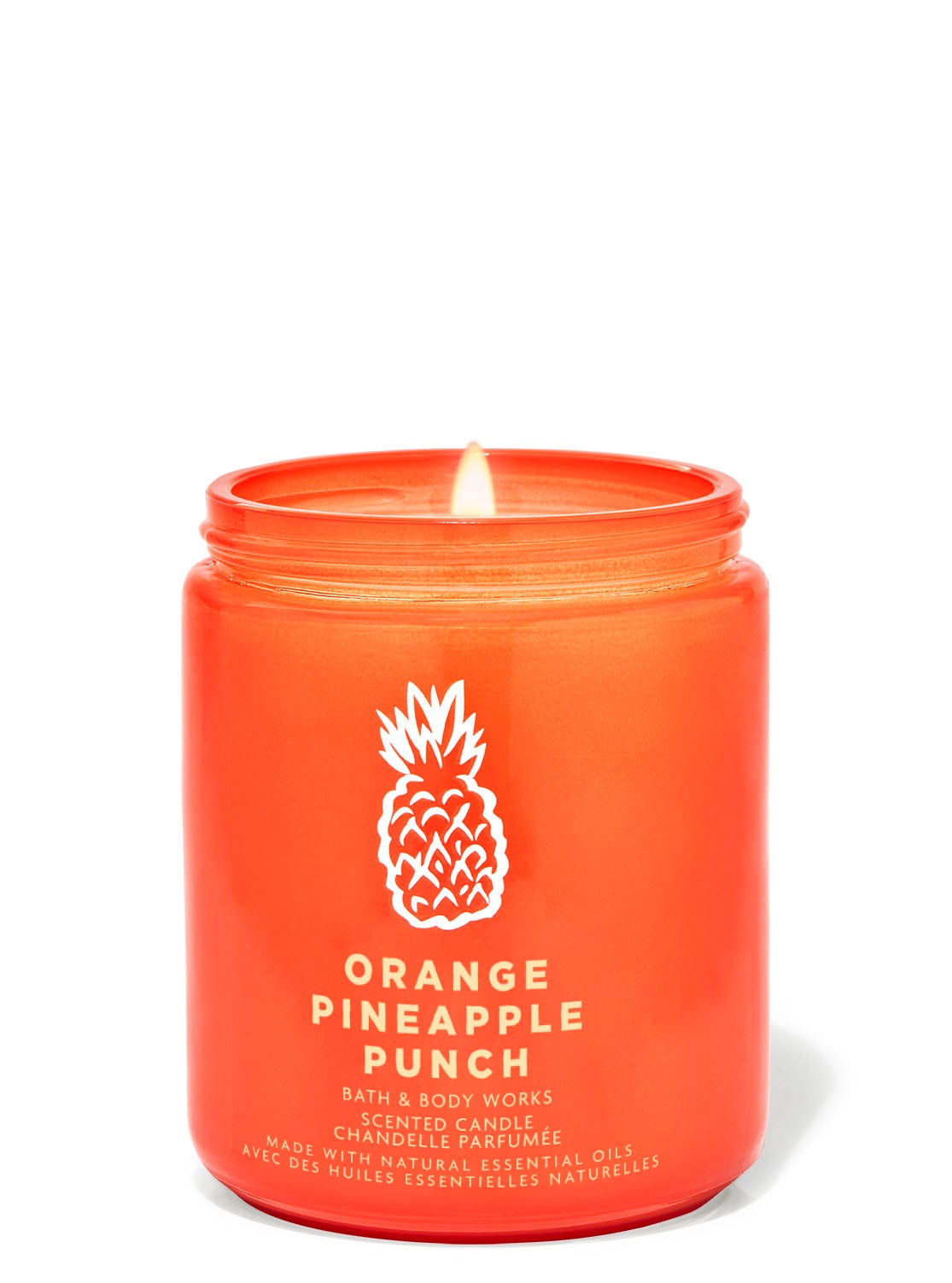 Orange Pineapple Punch Single Wick Candle Bath and Body Works