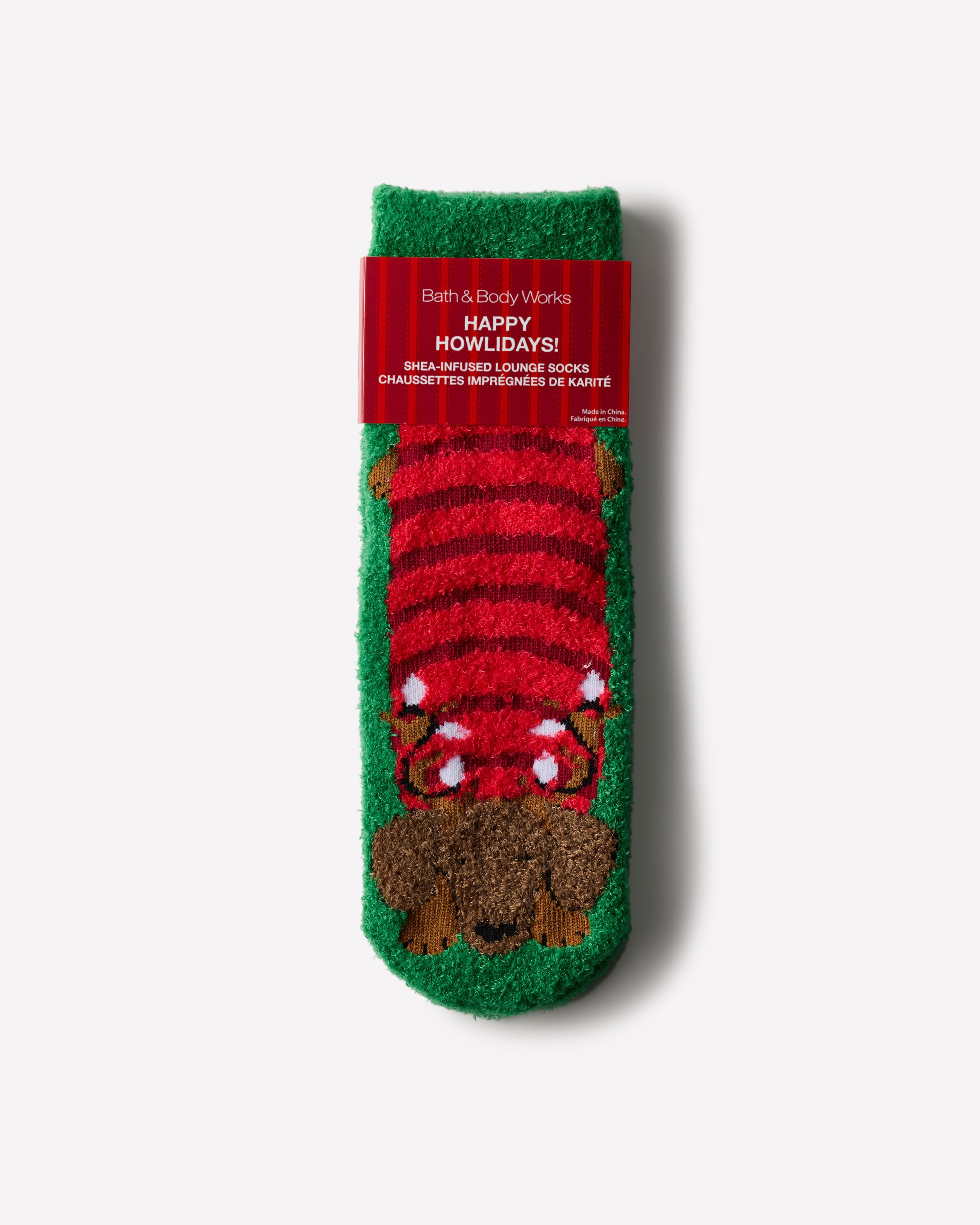 Happy Howlidays Shea-Infused Lounge Socks