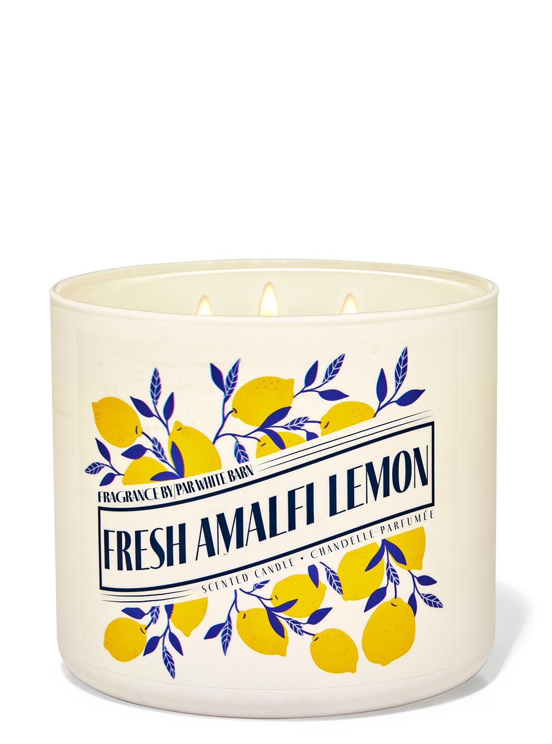 Fresh Amalfi Lemon 3Wick Candle Bath and Body Works