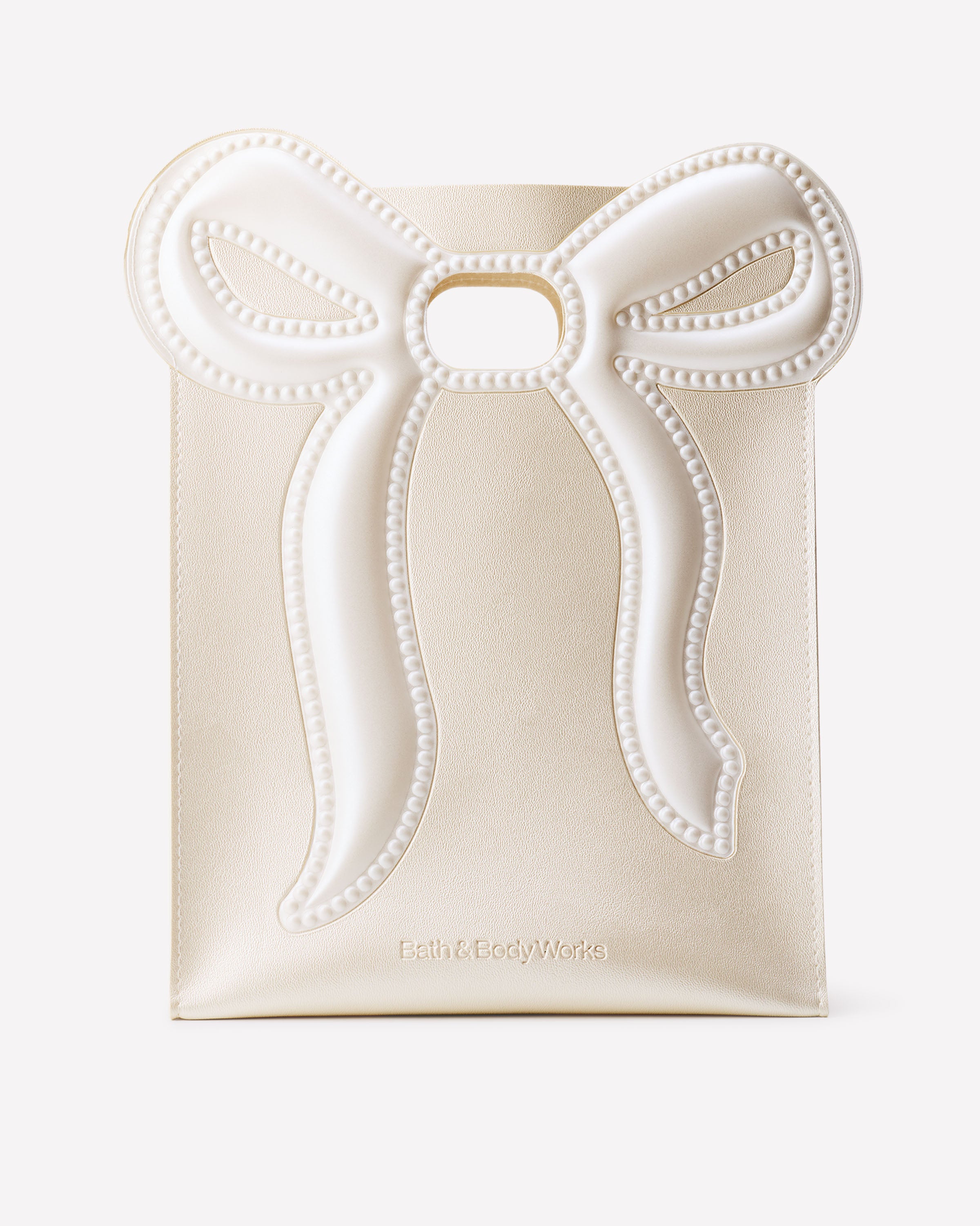 Cream Bow Gift Bag