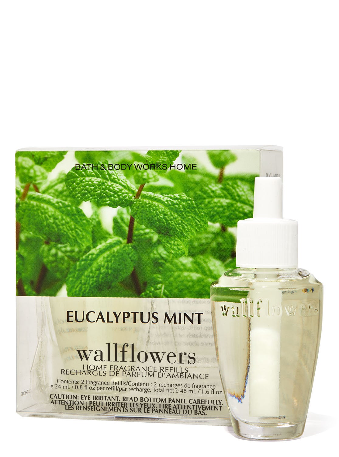 Eucalyptus Mint Wallflowers Refills 2Pack Bath and Body Works