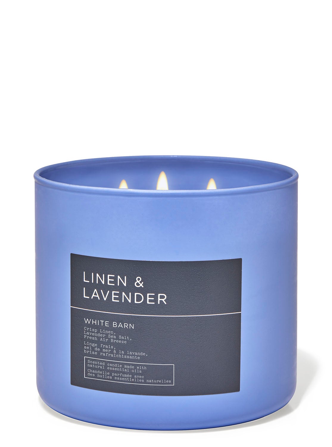Linen & Lavender 3Wick Candle Bath and Body Works