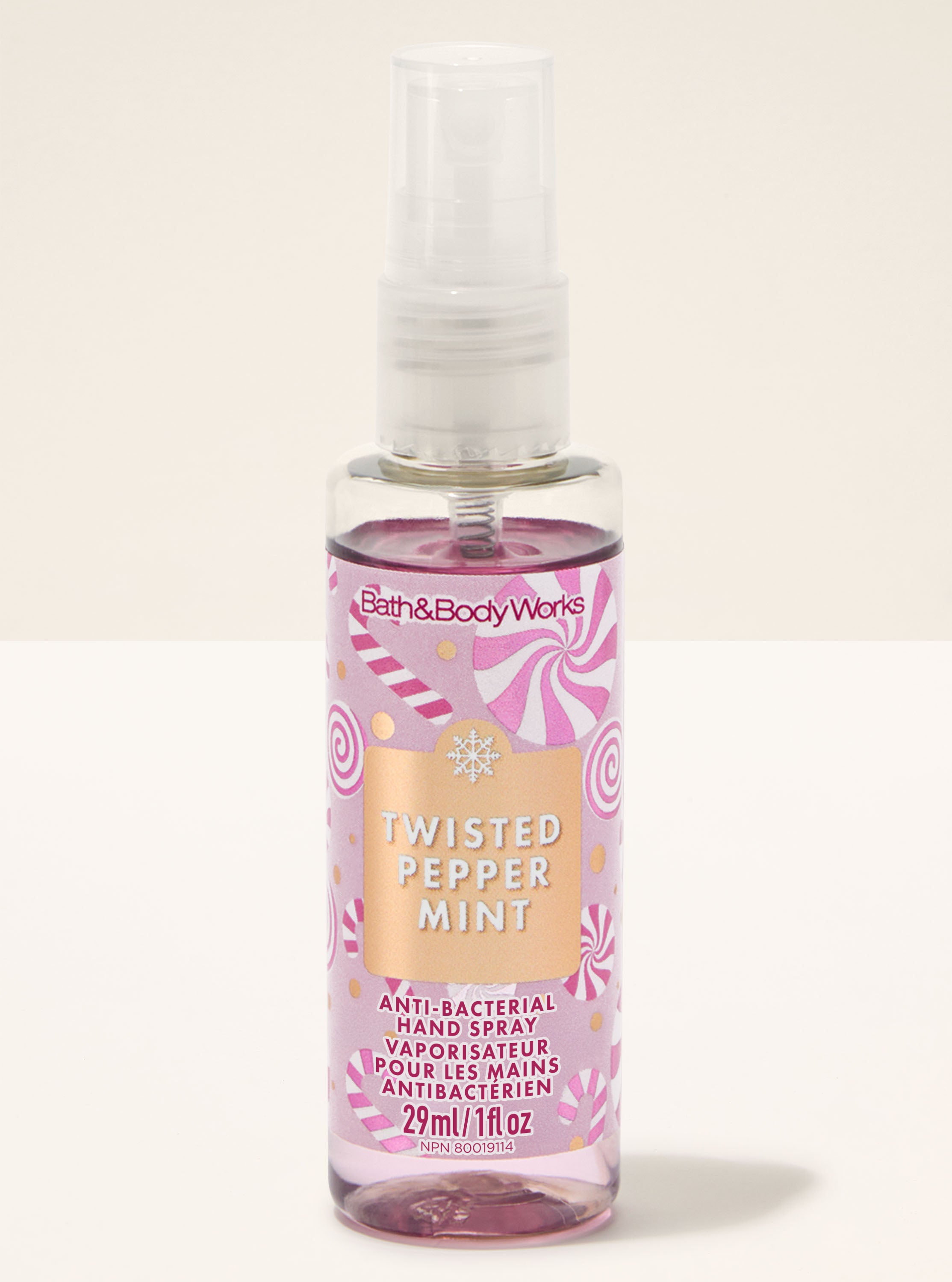 Twisted Peppermint Hand Sanitizer Spray