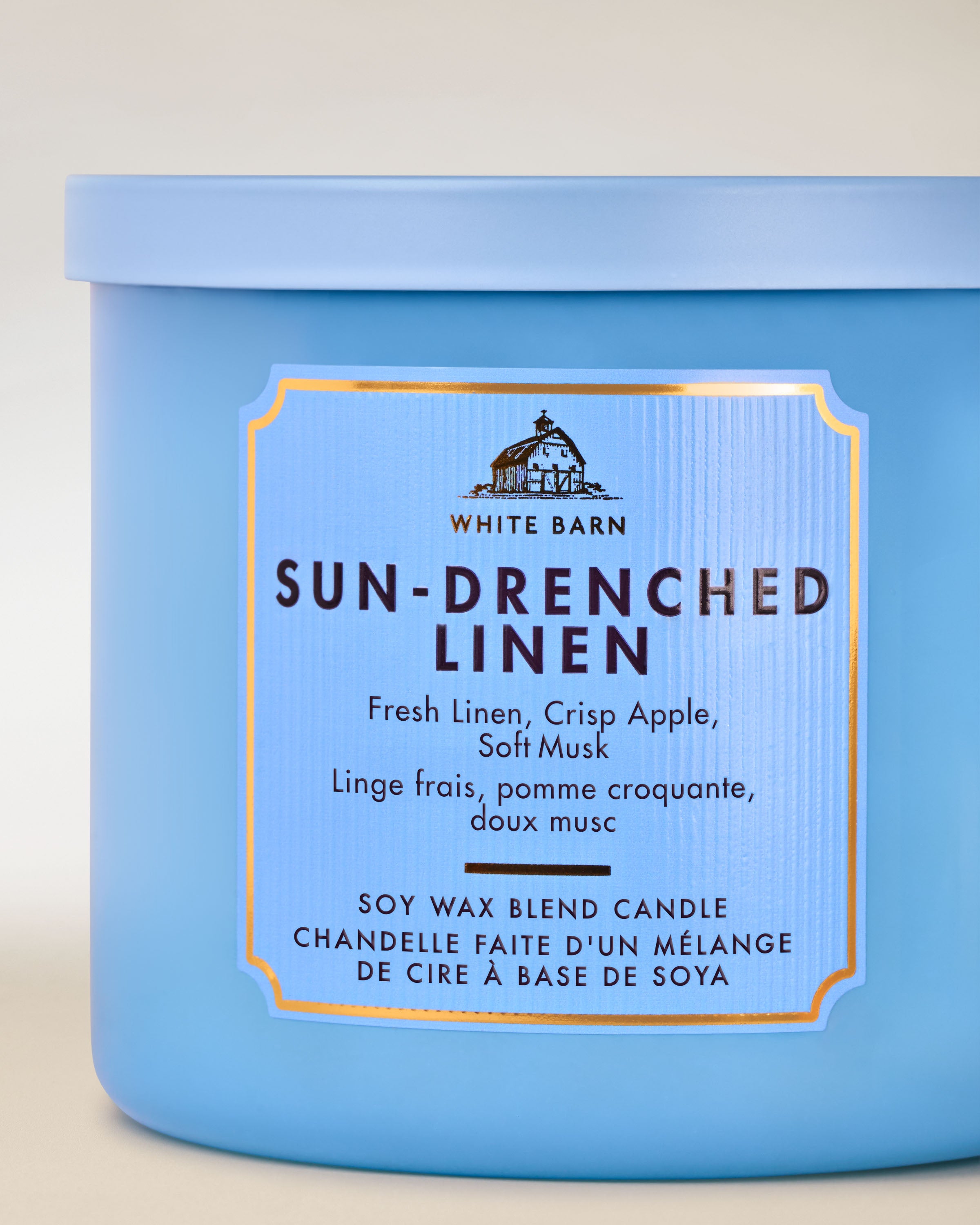Sun-Drenched Linen 3-Wick Candle