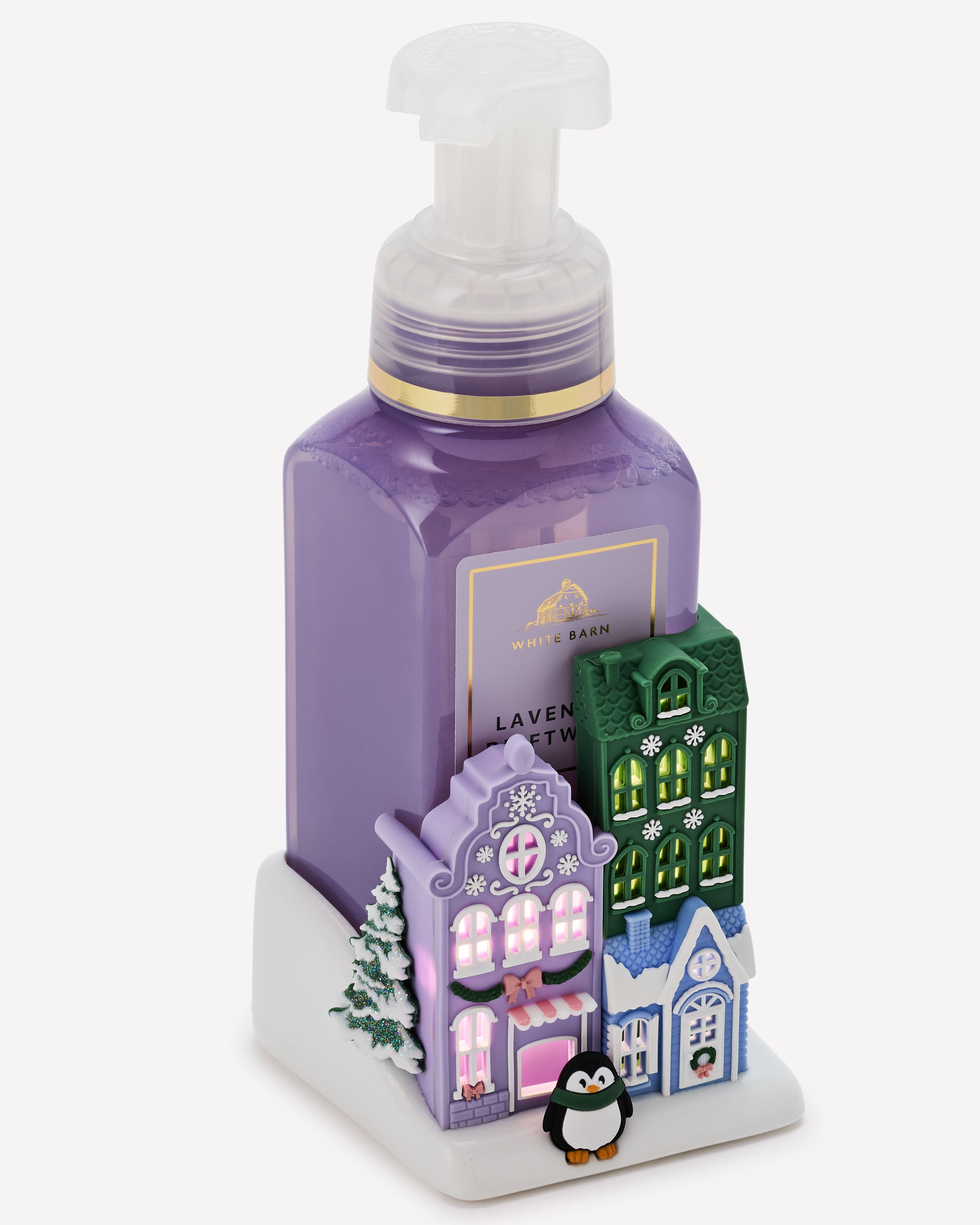 Light-Up Holiday Village Soap Holder