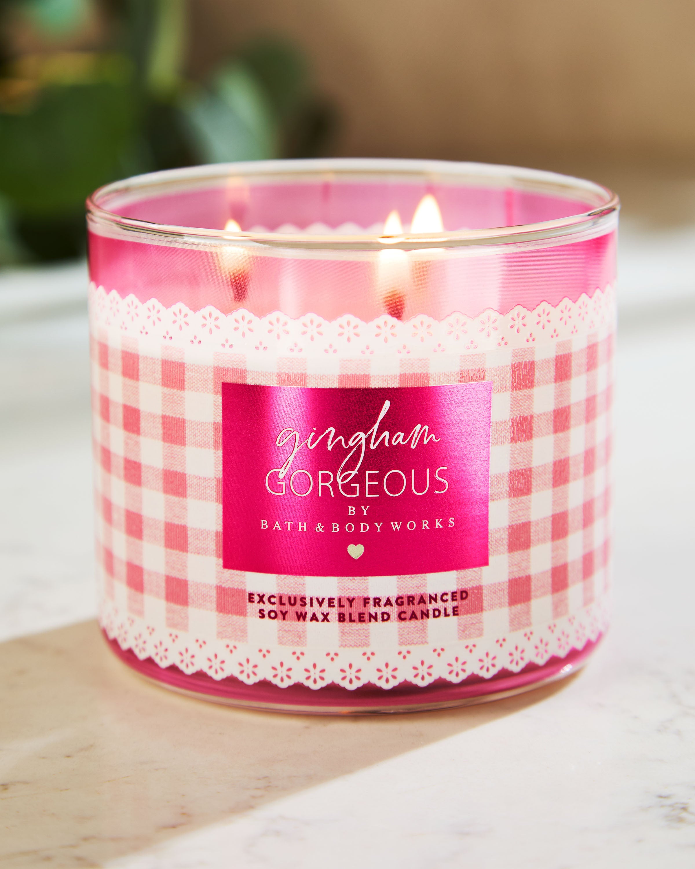 Gingham Gorgeous 3-Wick Candle