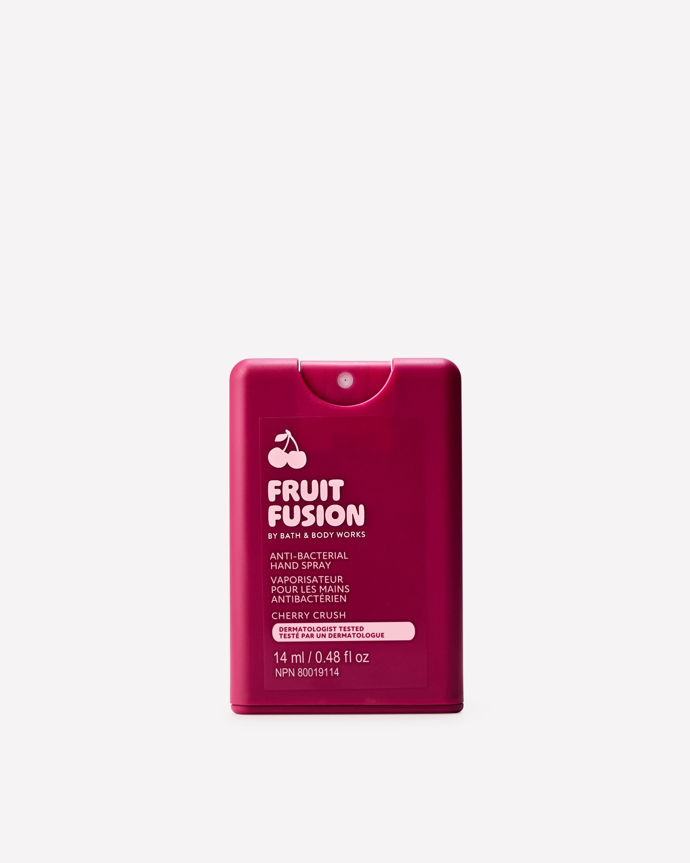 Vaporisateur pour les mains antibactérien de poche Cherry Crush
