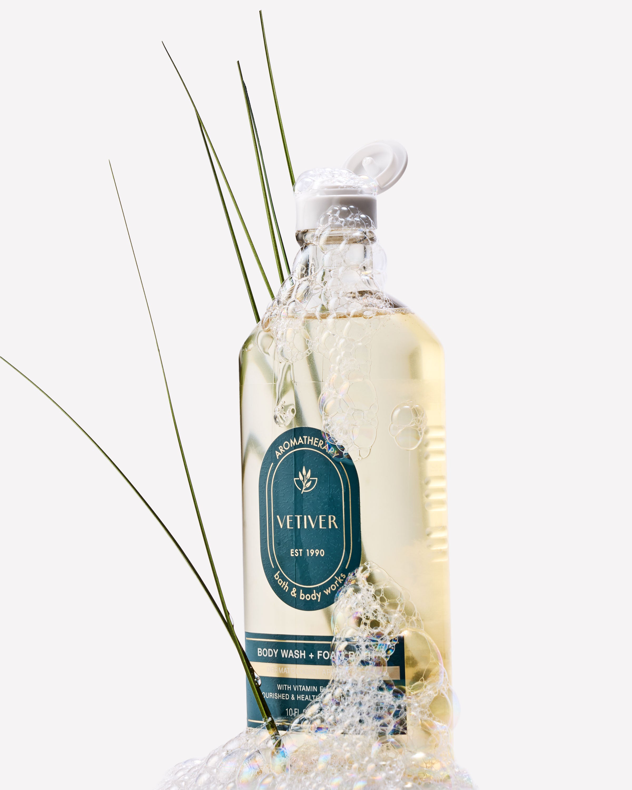 Nettoyant pour le corps et bain moussant Vetiver