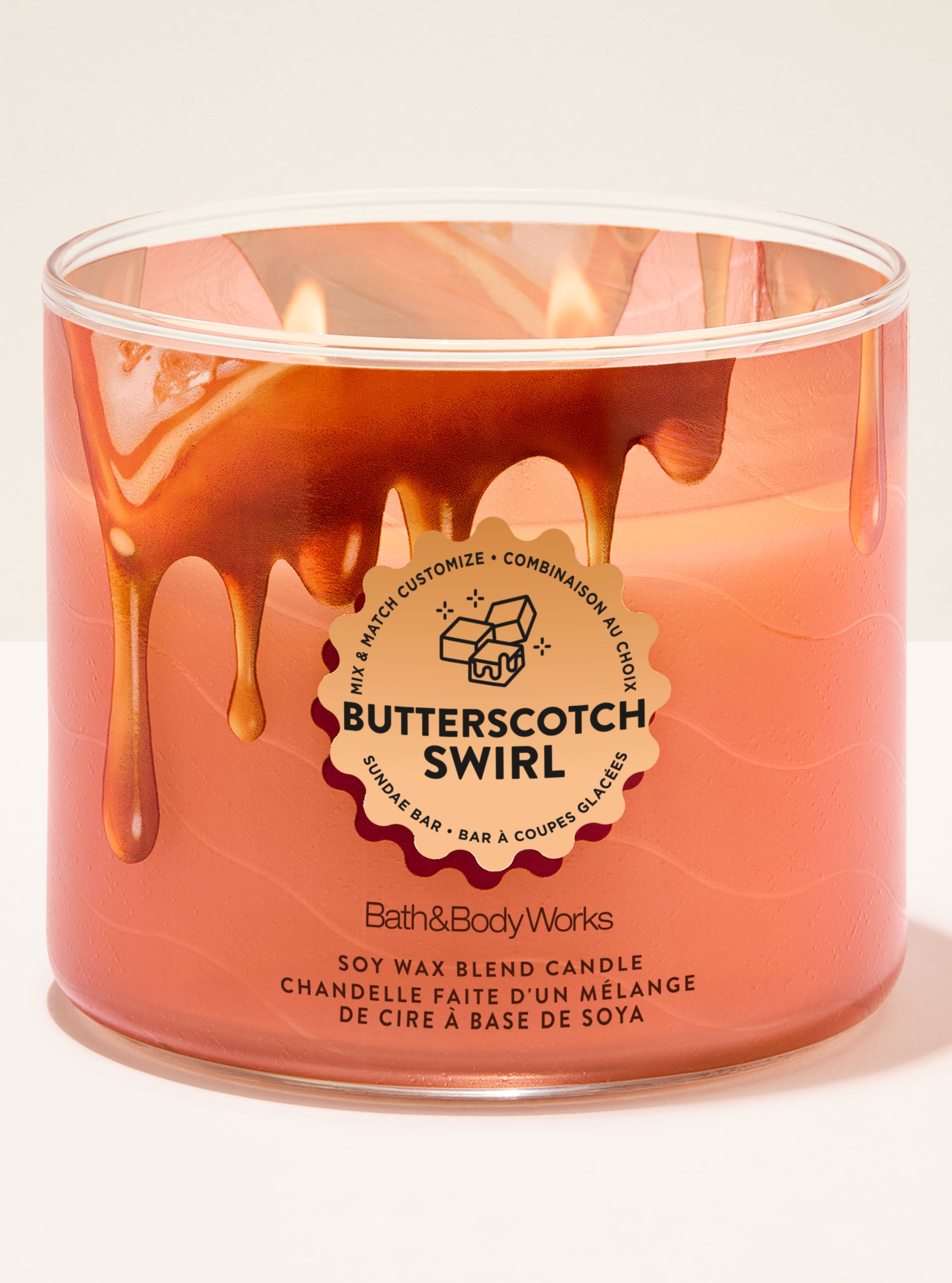 Butterscotch Swirl 3-Wick Candle