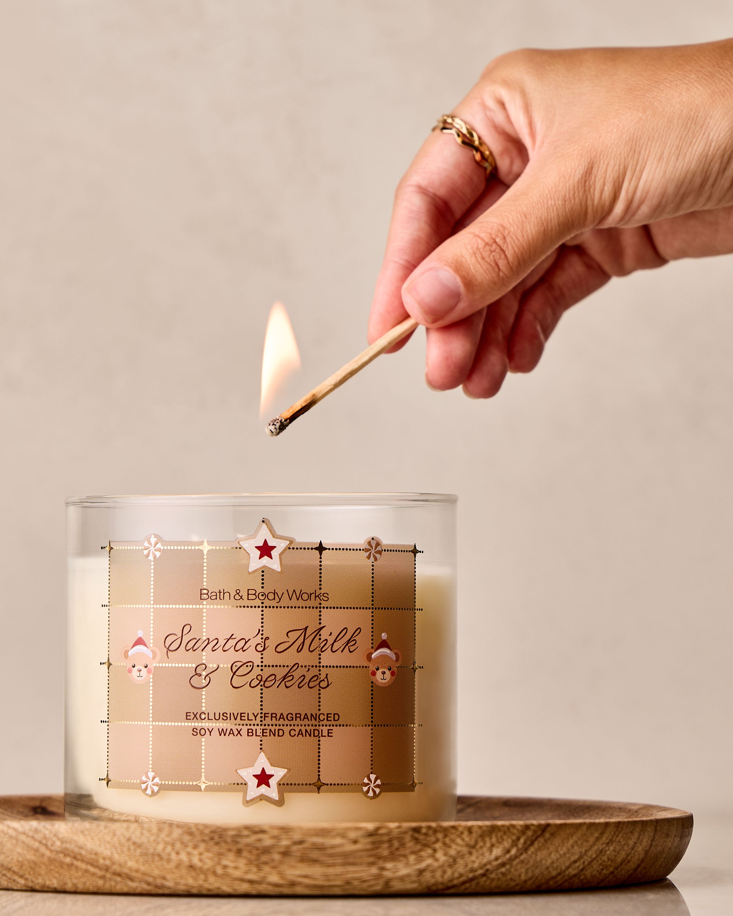 Santa's Milk & Cookies 3-Wick Candle