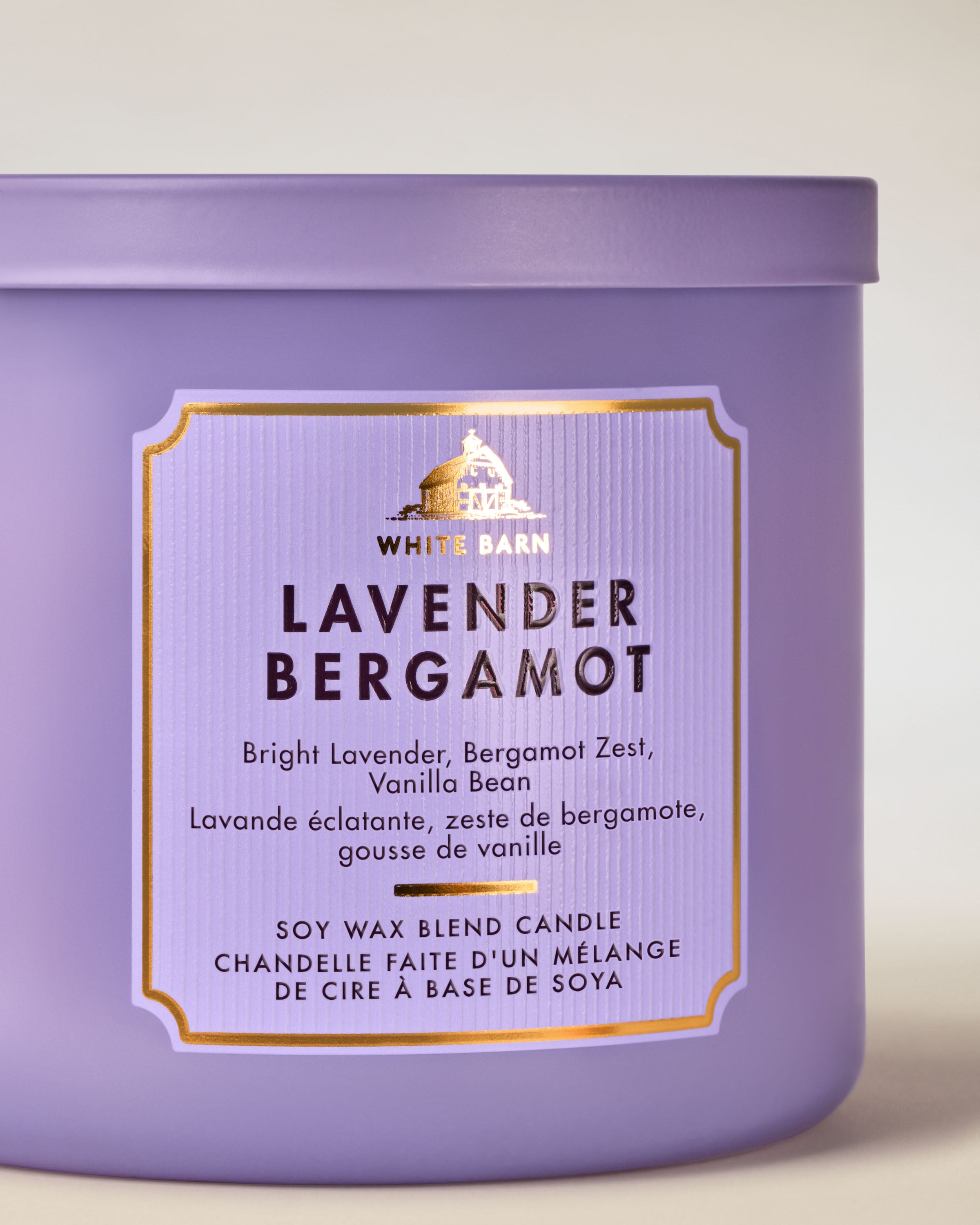 Lavender Bergamot 3-Wick Candle