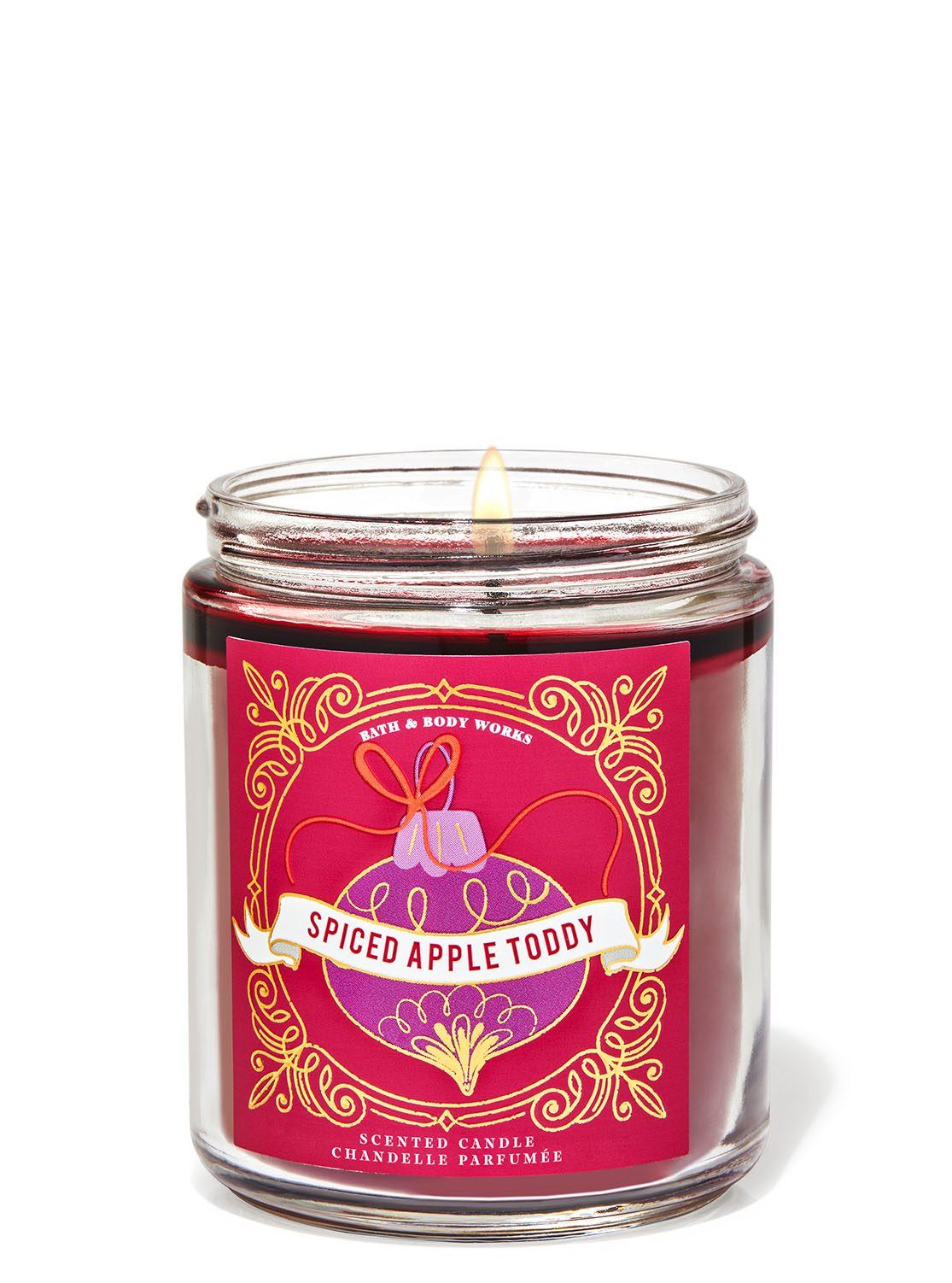 Spiced Apple Toddy Single Wick Candle | Bath and Body Works