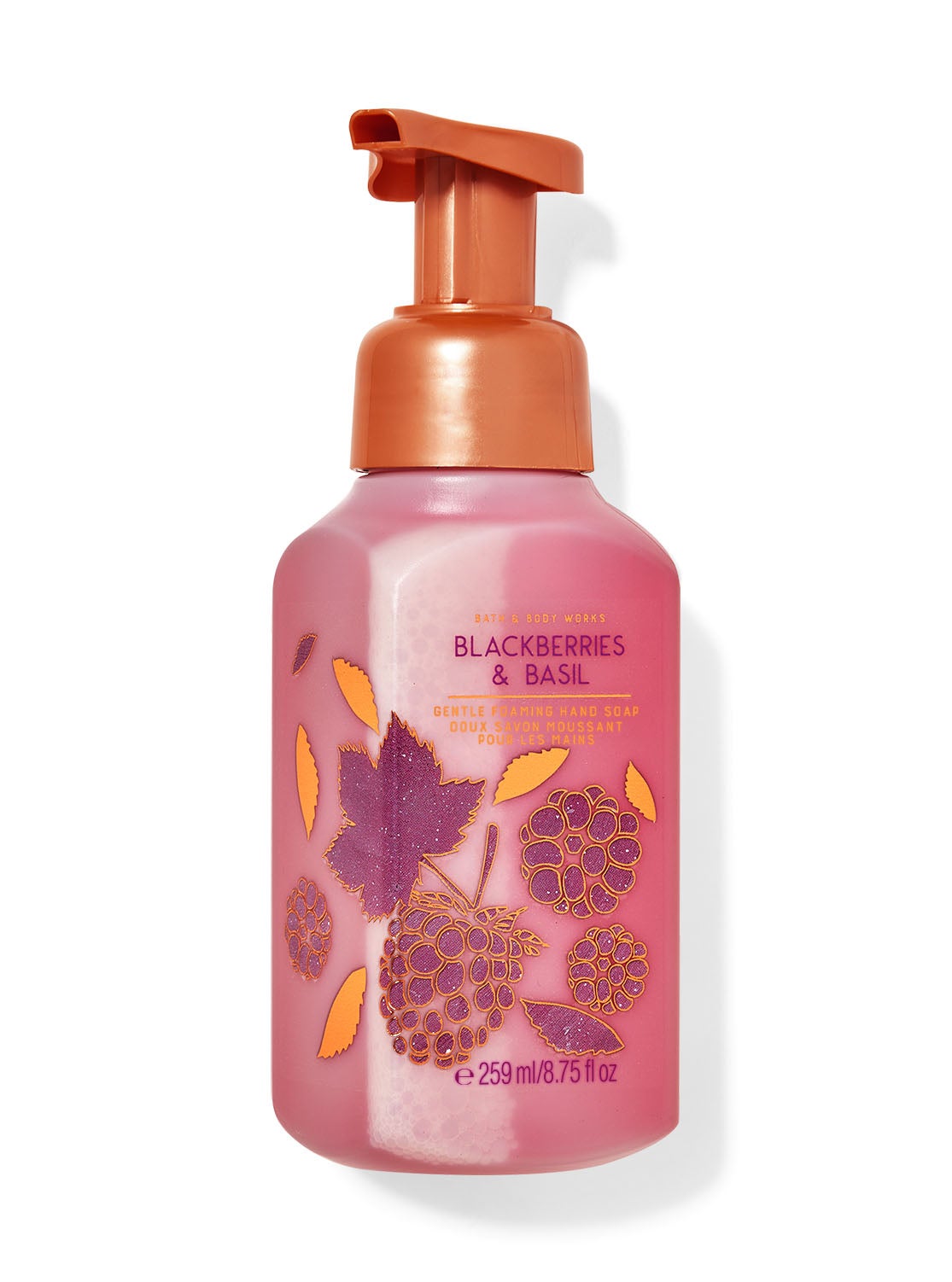 Blackberries & Basil Gentle Foaming Hand Soap Bath and Body Works