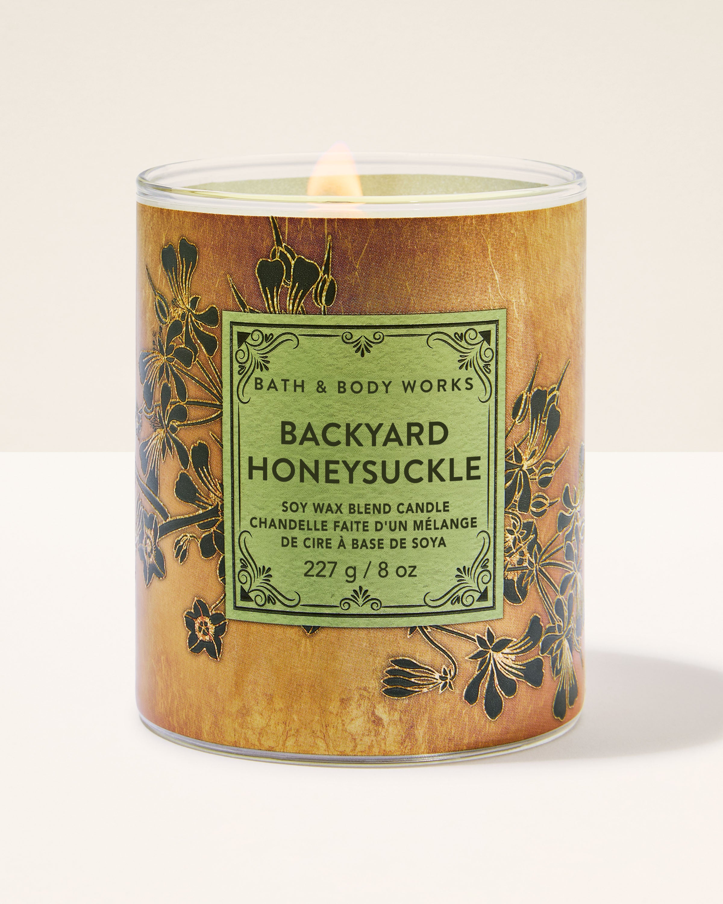 Backyard Honeysuckle Single Wick Candle