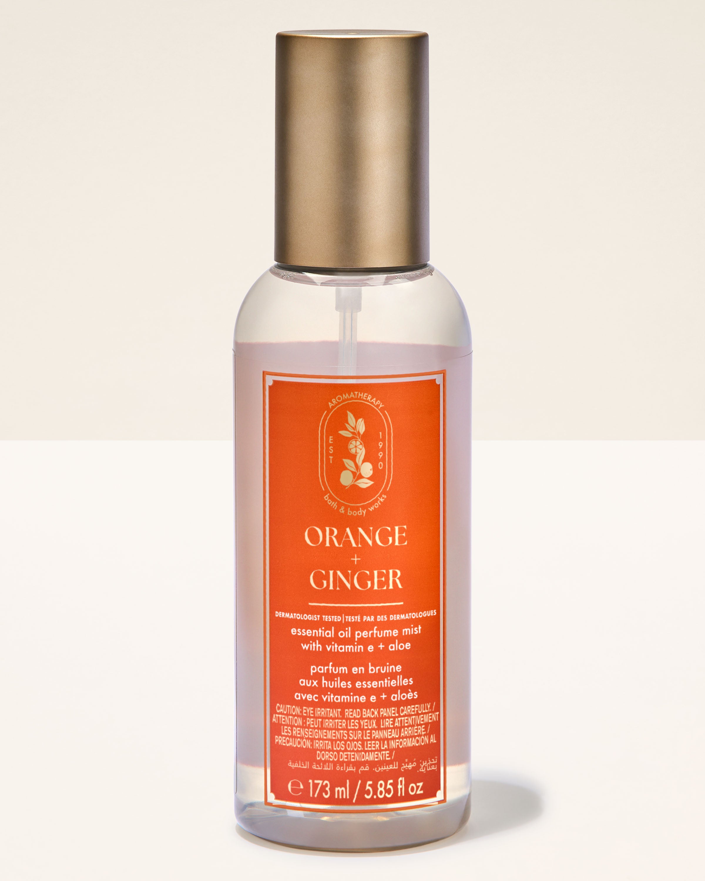 Orange Ginger Essential Oil Mist