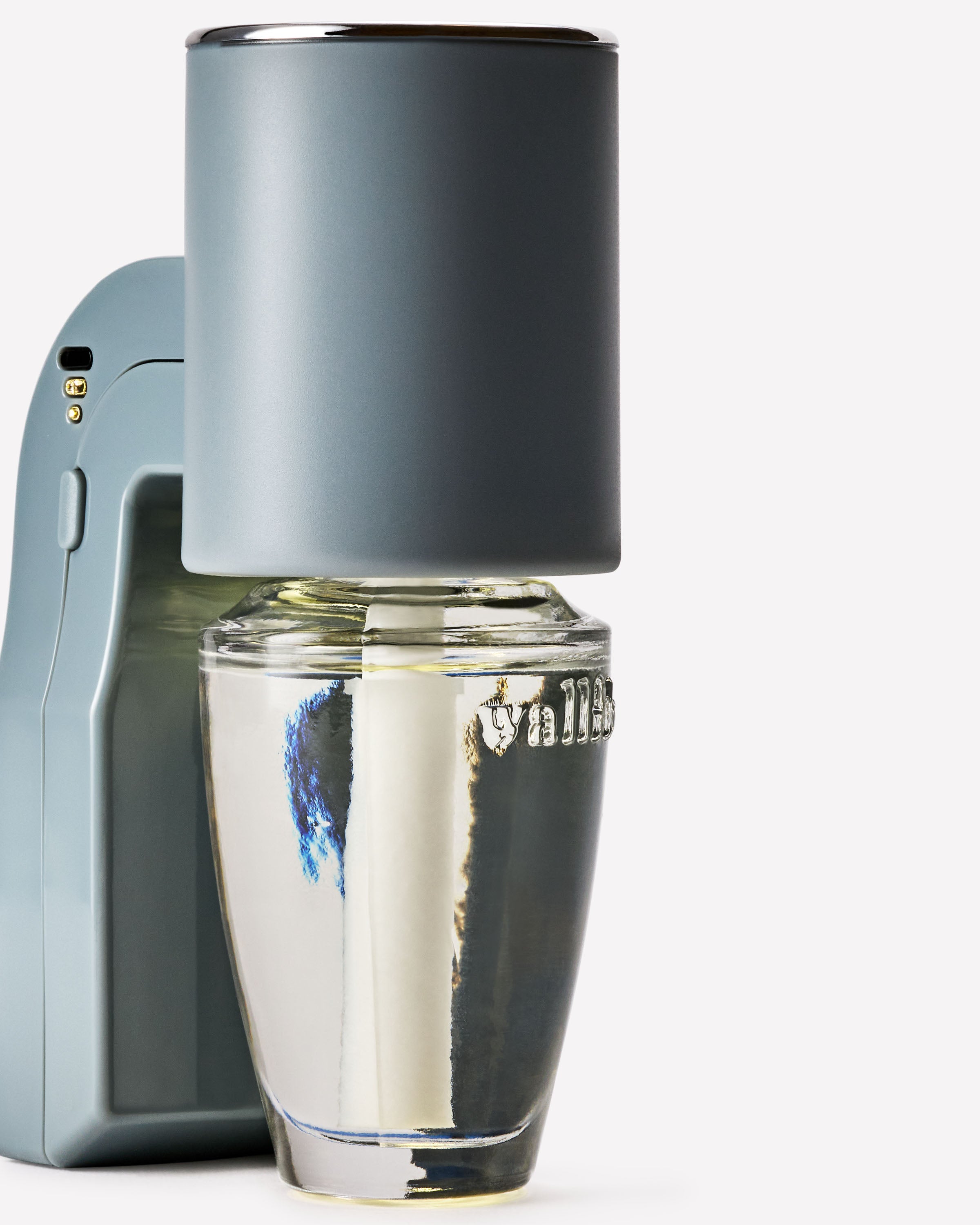 Diffuseur de fragrance Wallflowers Veilleuse avec contrôle de la fragrance cylindre bleu pâle