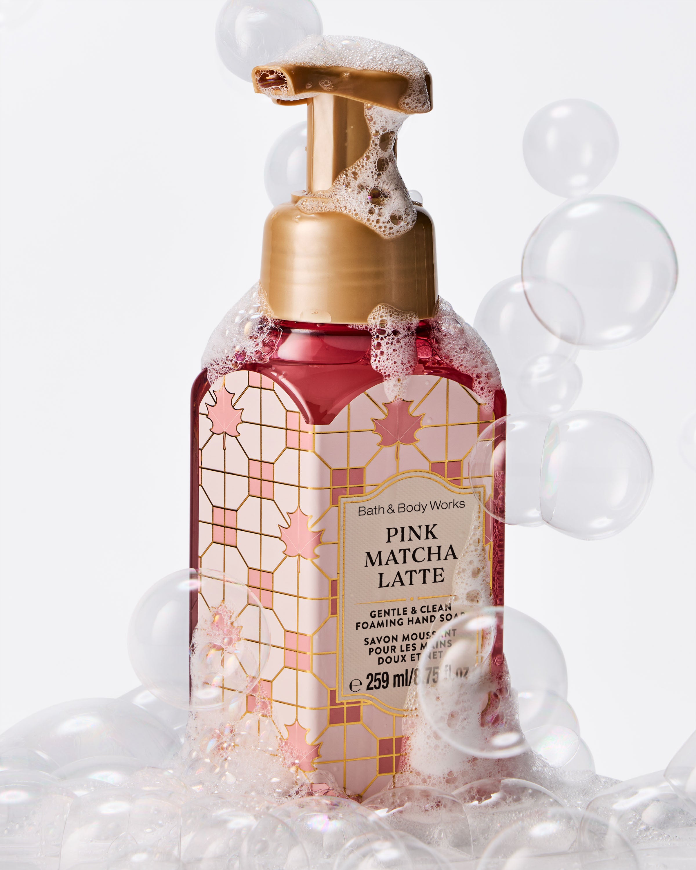 Pink Matcha Latte Gentle & Clean Foaming Hand Soap