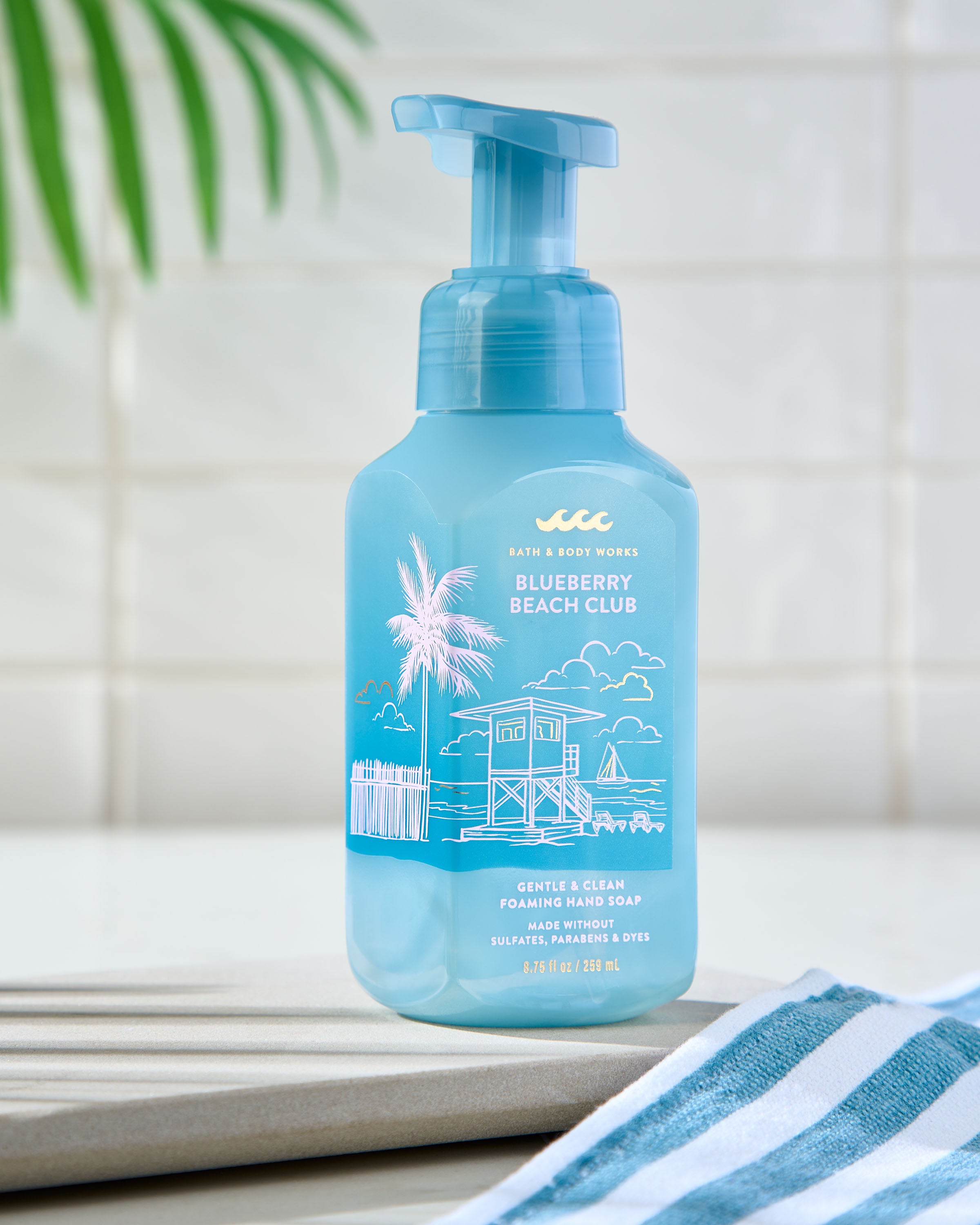 Blueberry Beach Club Gentle & Clean Foaming Hand Soap
