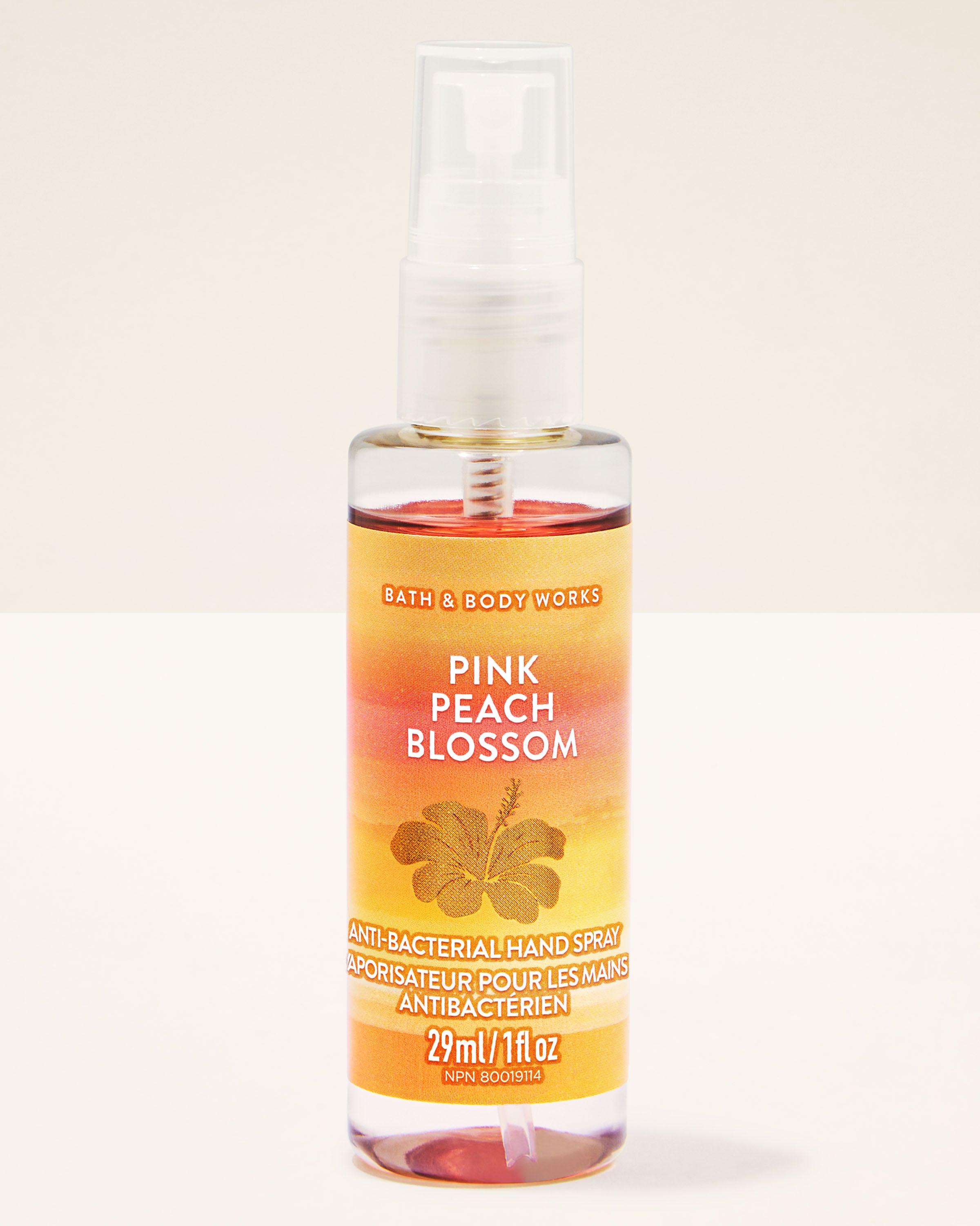 Pink Peach Blossom Hand Sanitizer Spray