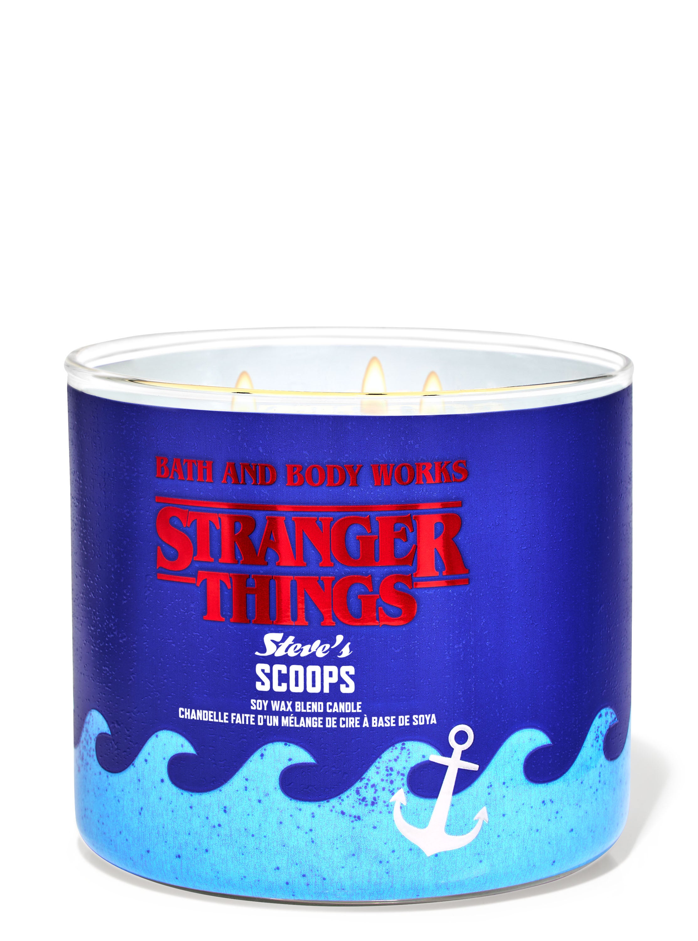 Steve's Scoops 3Wick Candle Bath and Body Works