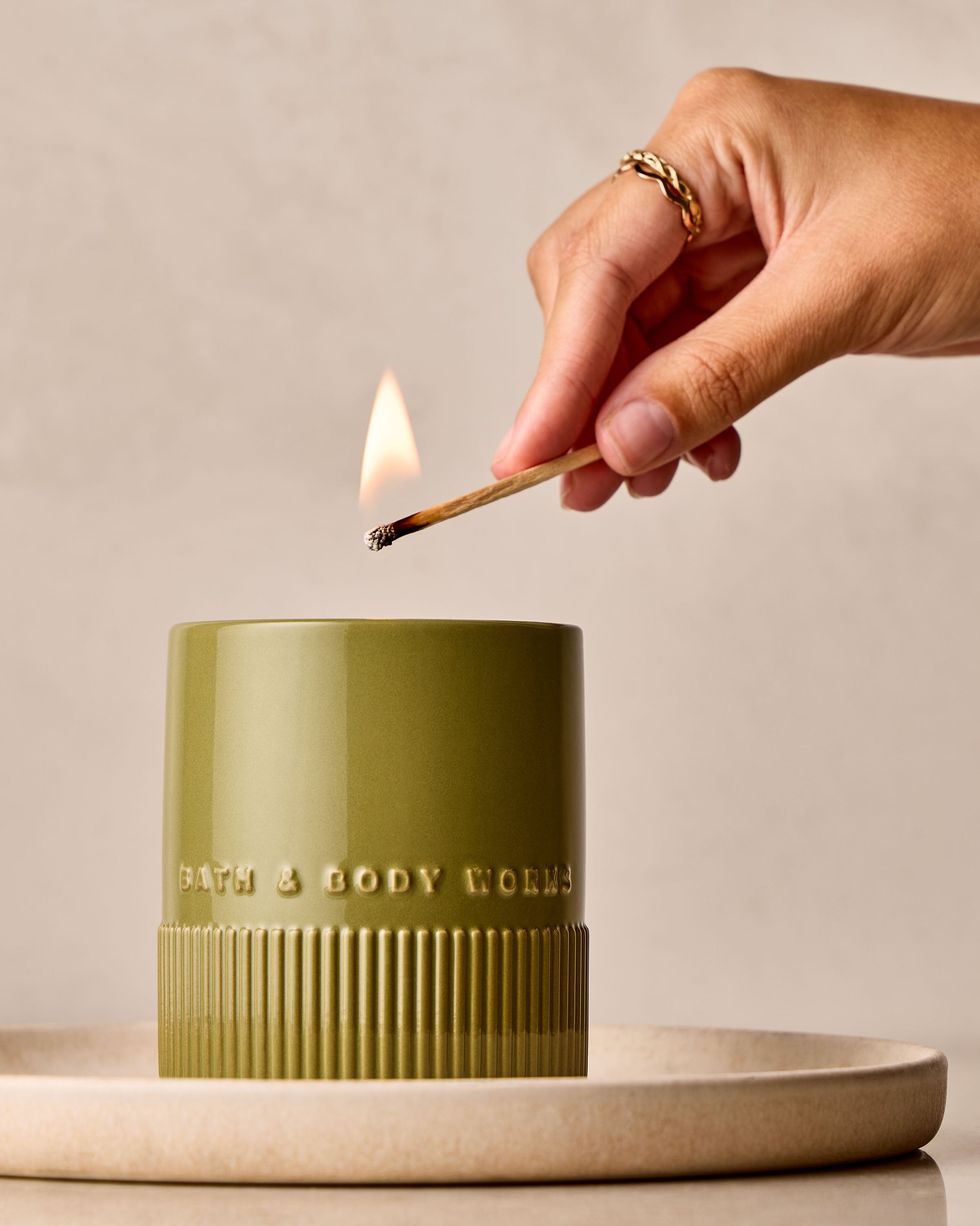 Chandelle à une mèche Sea Salt + Musk