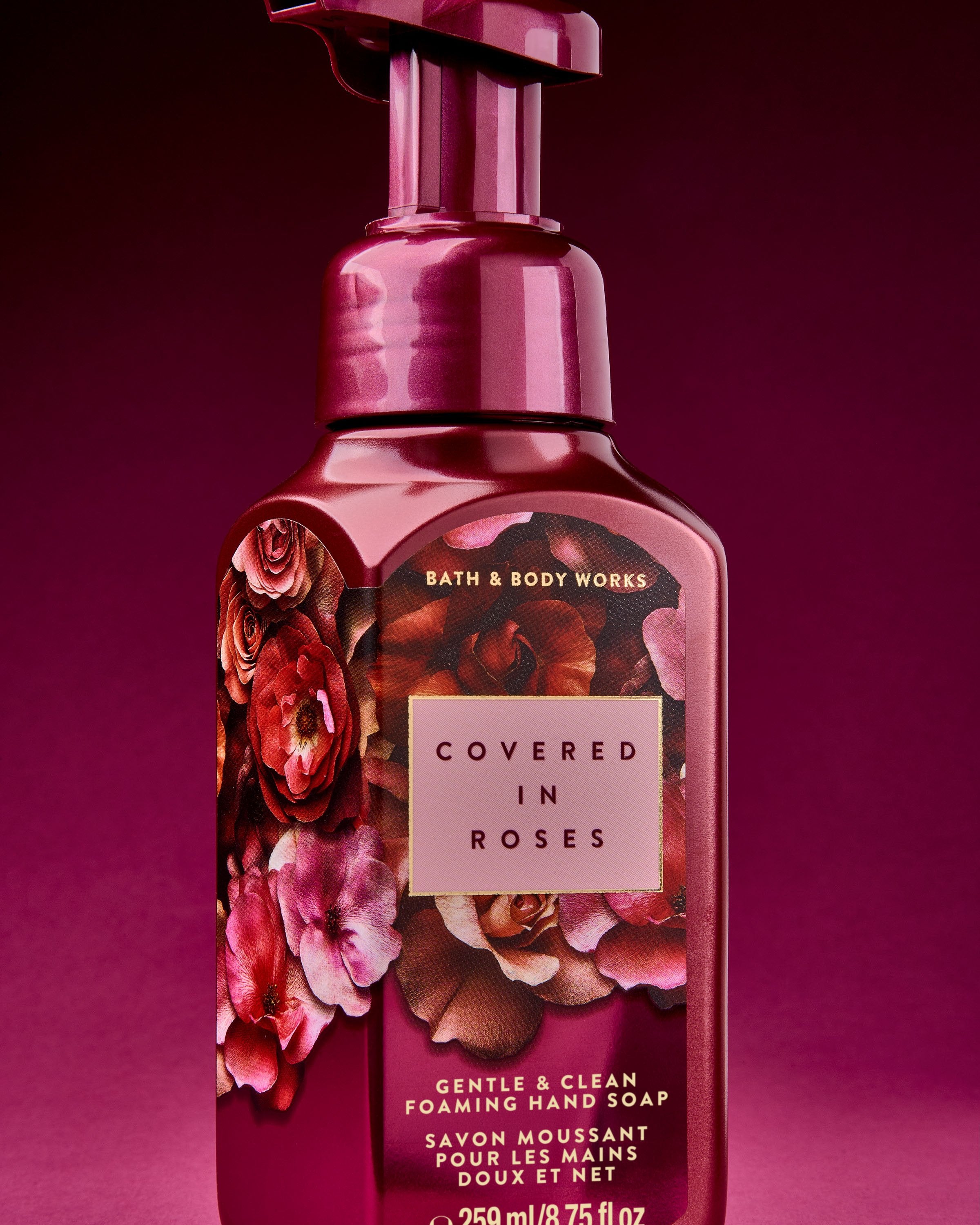 Covered In Roses Gentle & Clean Foaming Hand Soap