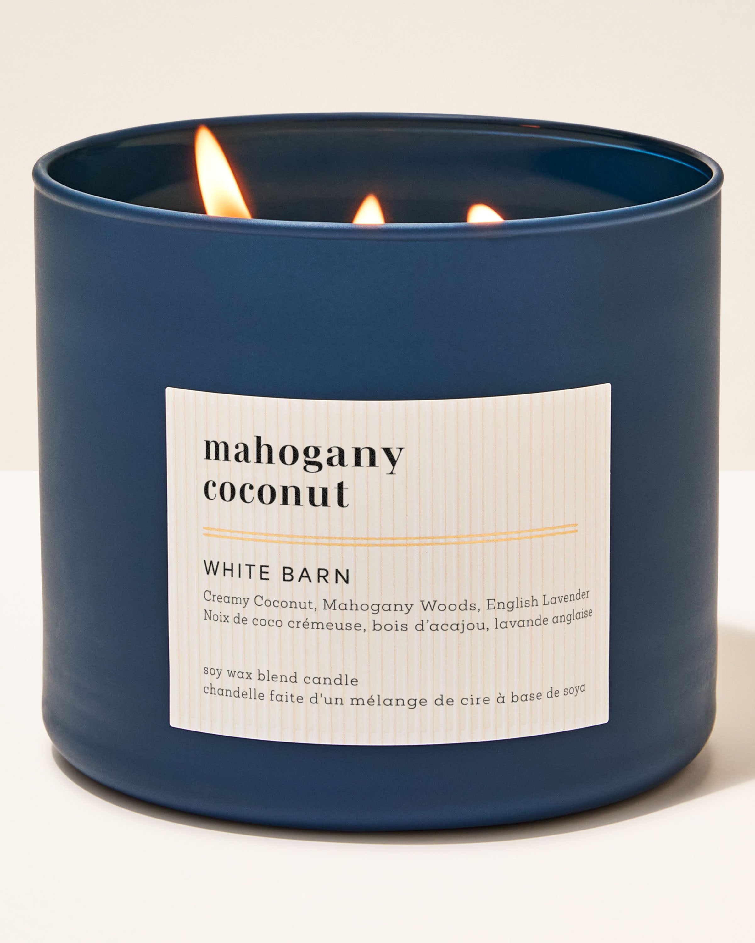Mahogany Coconut 3-Wick Candle