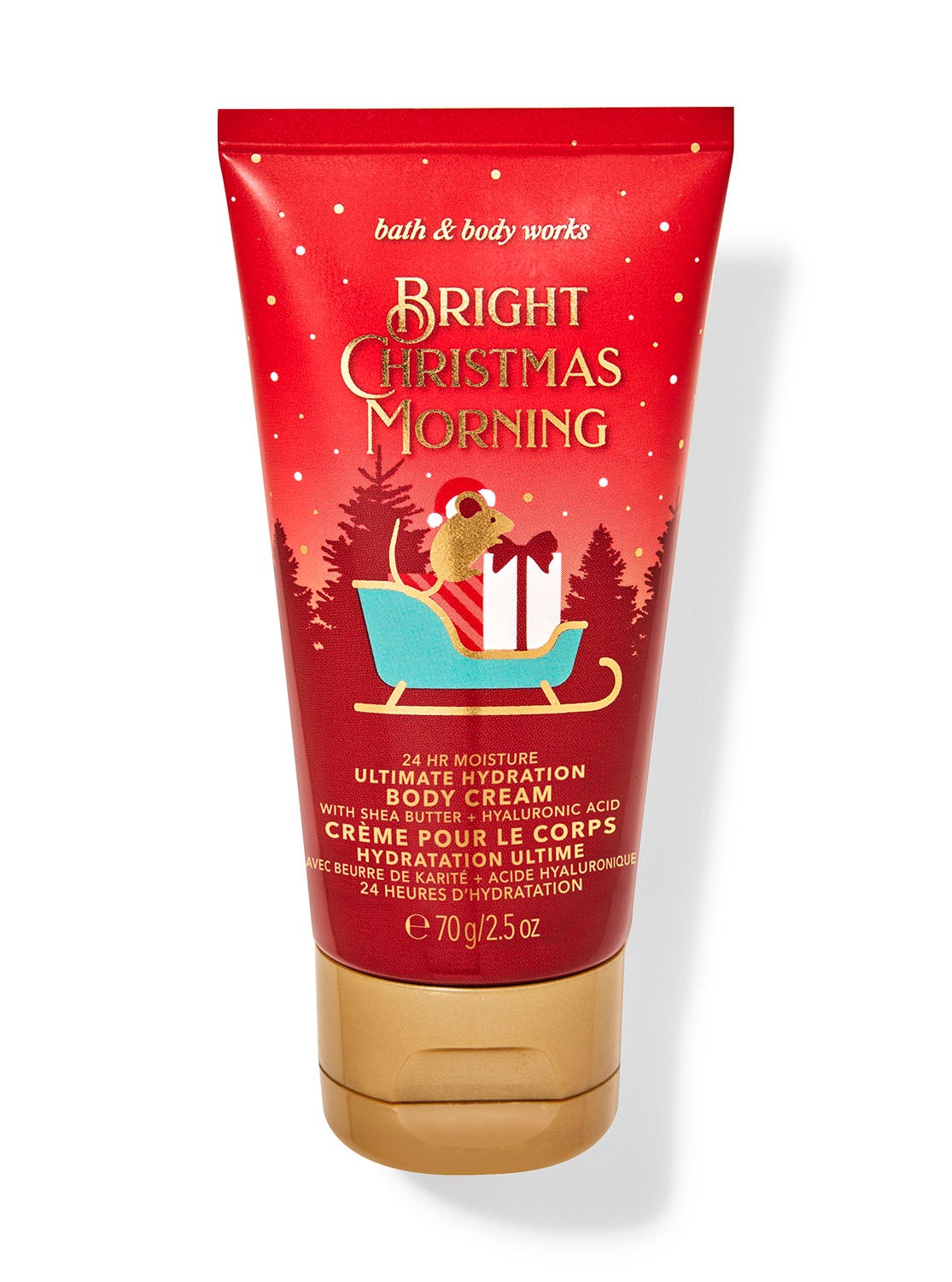 Bright Christmas Morning Travel Size Body Cream Bath and Body Works