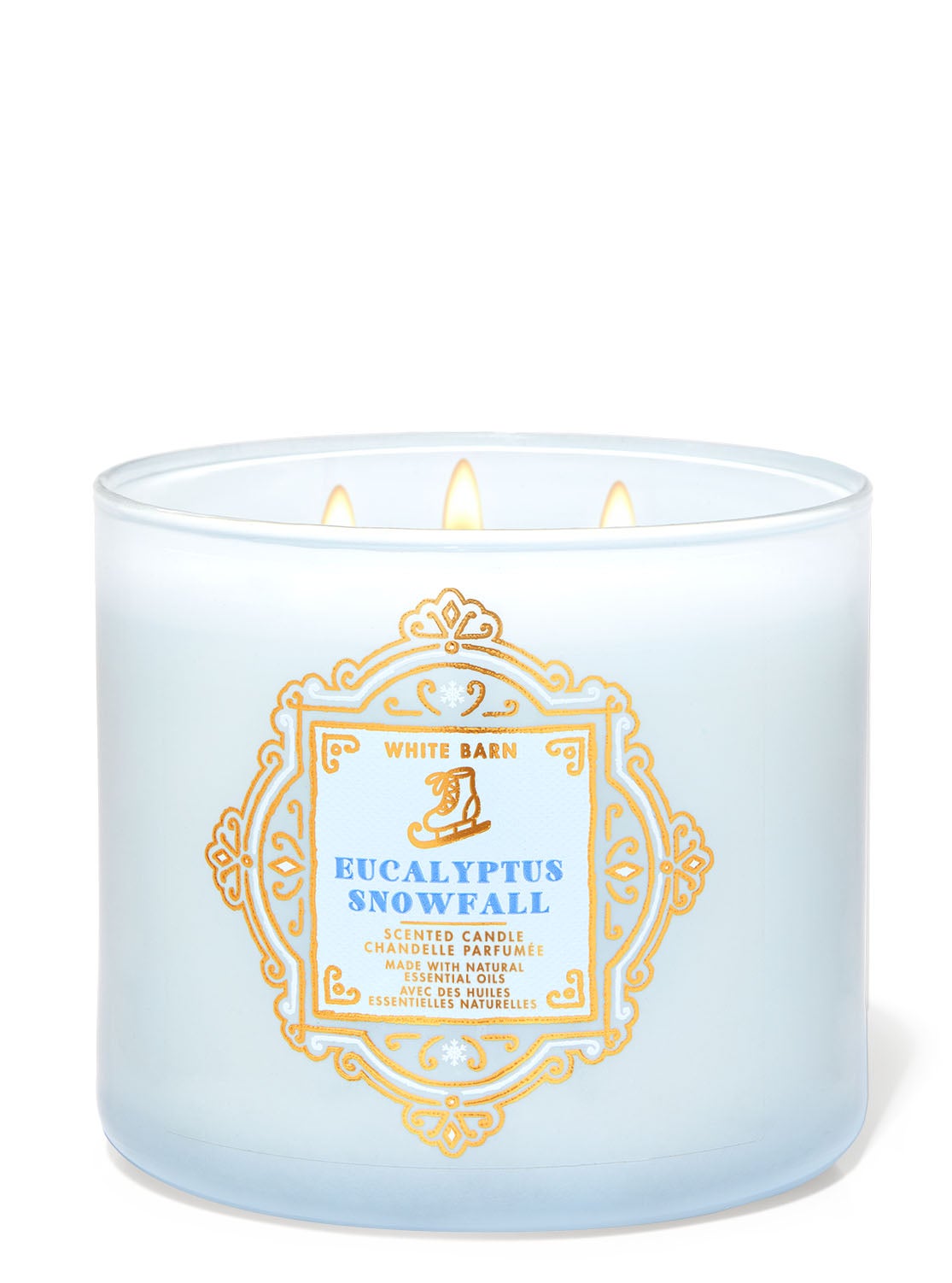 Eucalyptus Snowfall 3Wick Candle Bath and Body Works