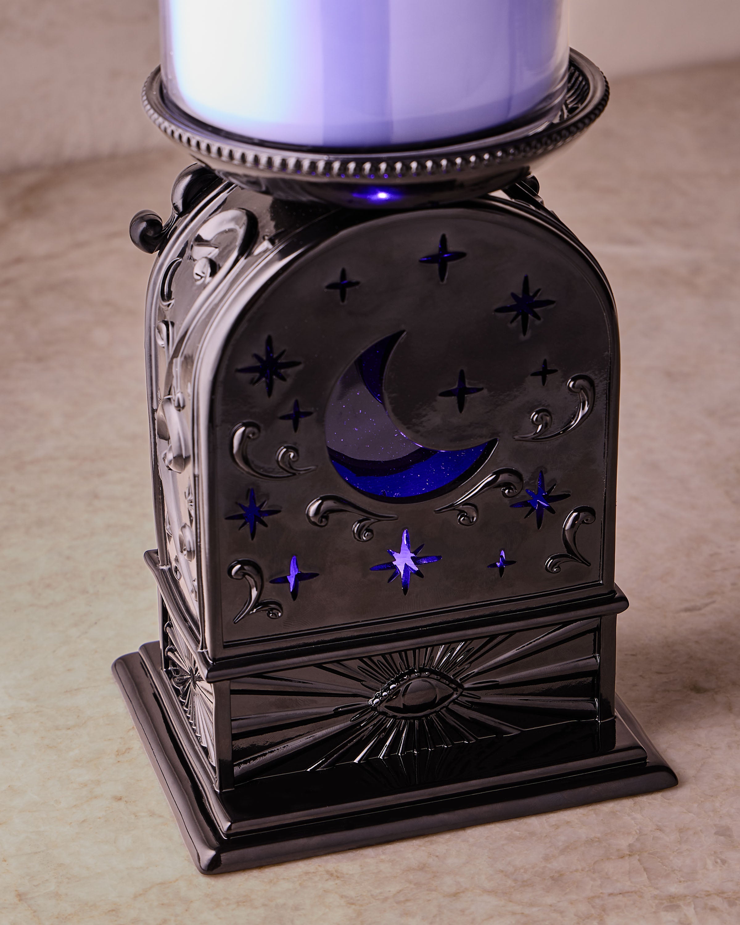 Fortune Telling Pedestal 3-Wick Candle Holder