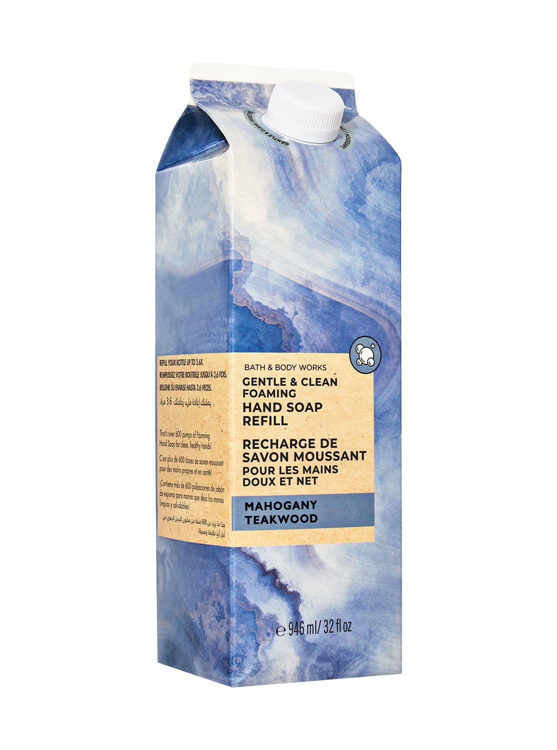 Mahogany Teakwood Gentle & Clean Foaming Hand Soap Refill