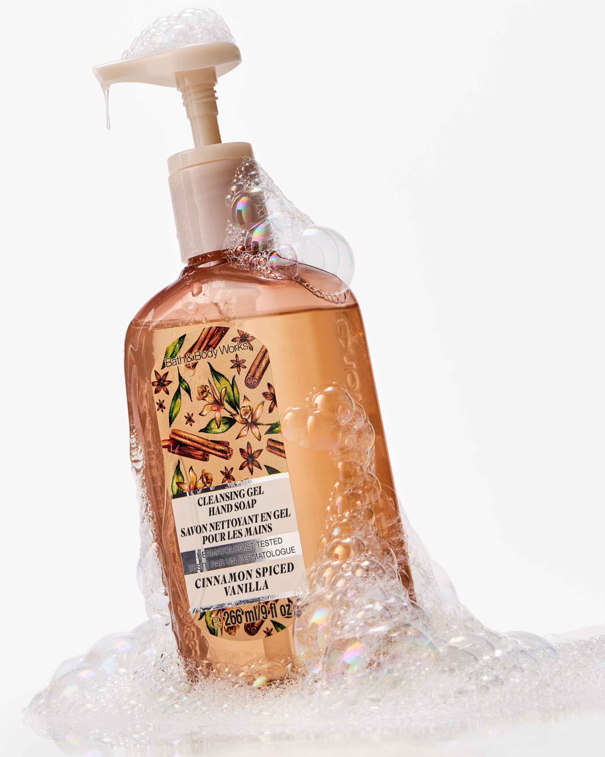 Cinnamon Spiced Vanilla Cleansing Gel Hand Soap