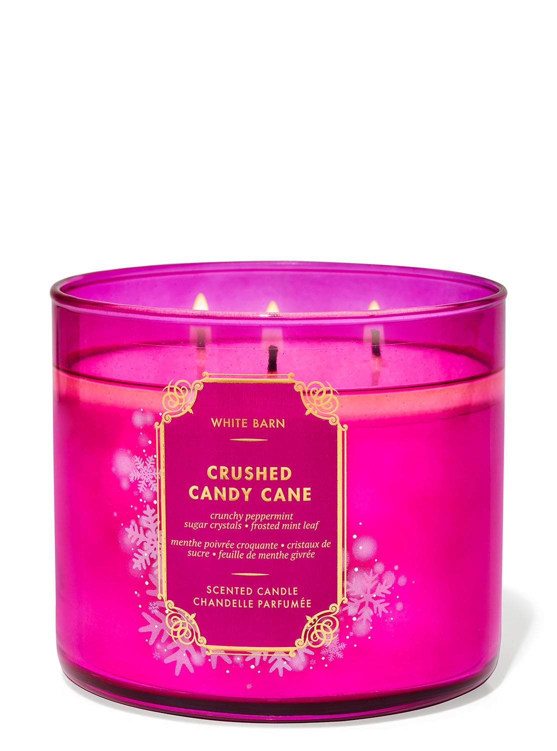 Crushed Candy Cane 3Wick Candle Bath and Body Works