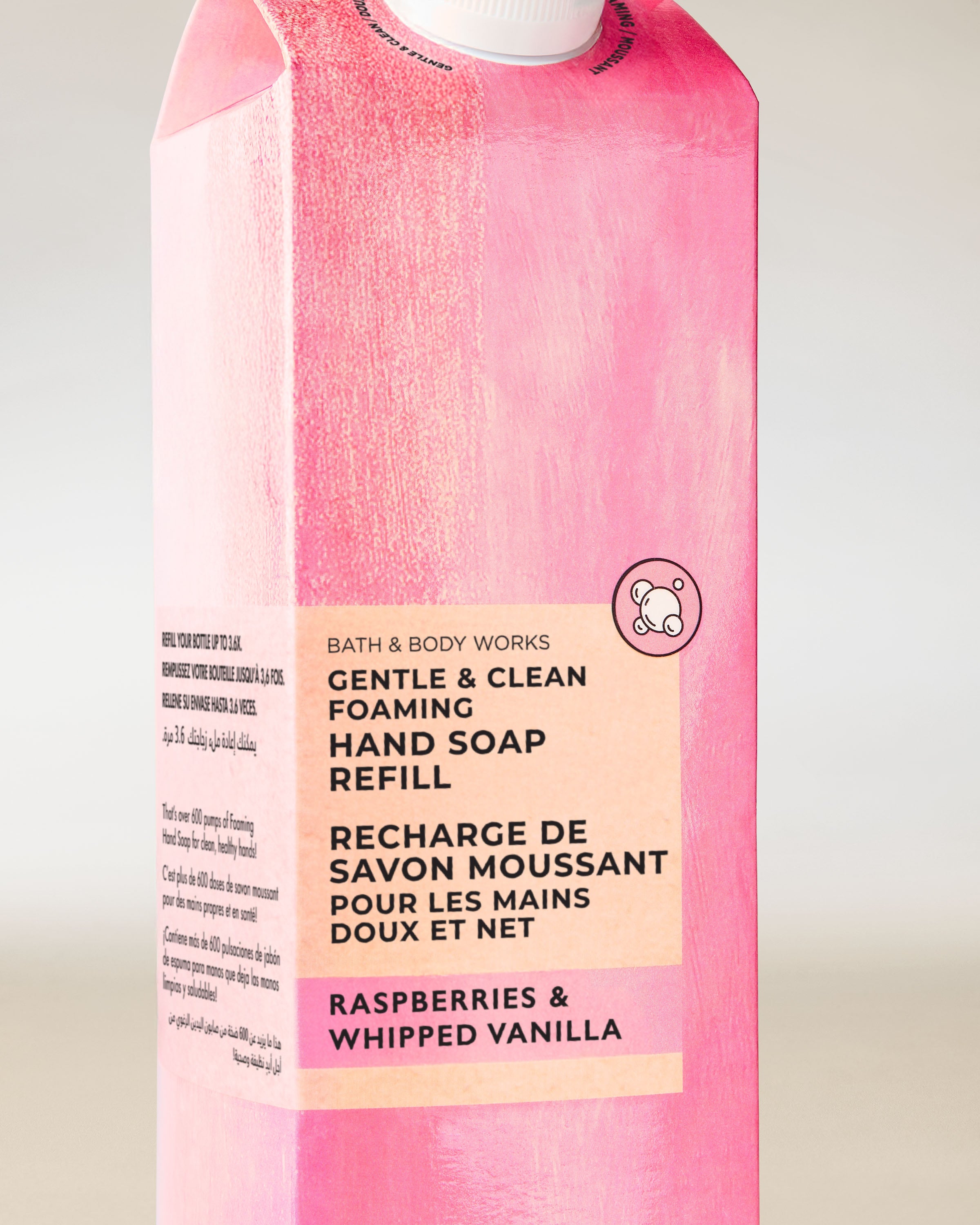 Raspberries & Whipped Vanilla Gentle & Clean Foaming Hand Soap Refill