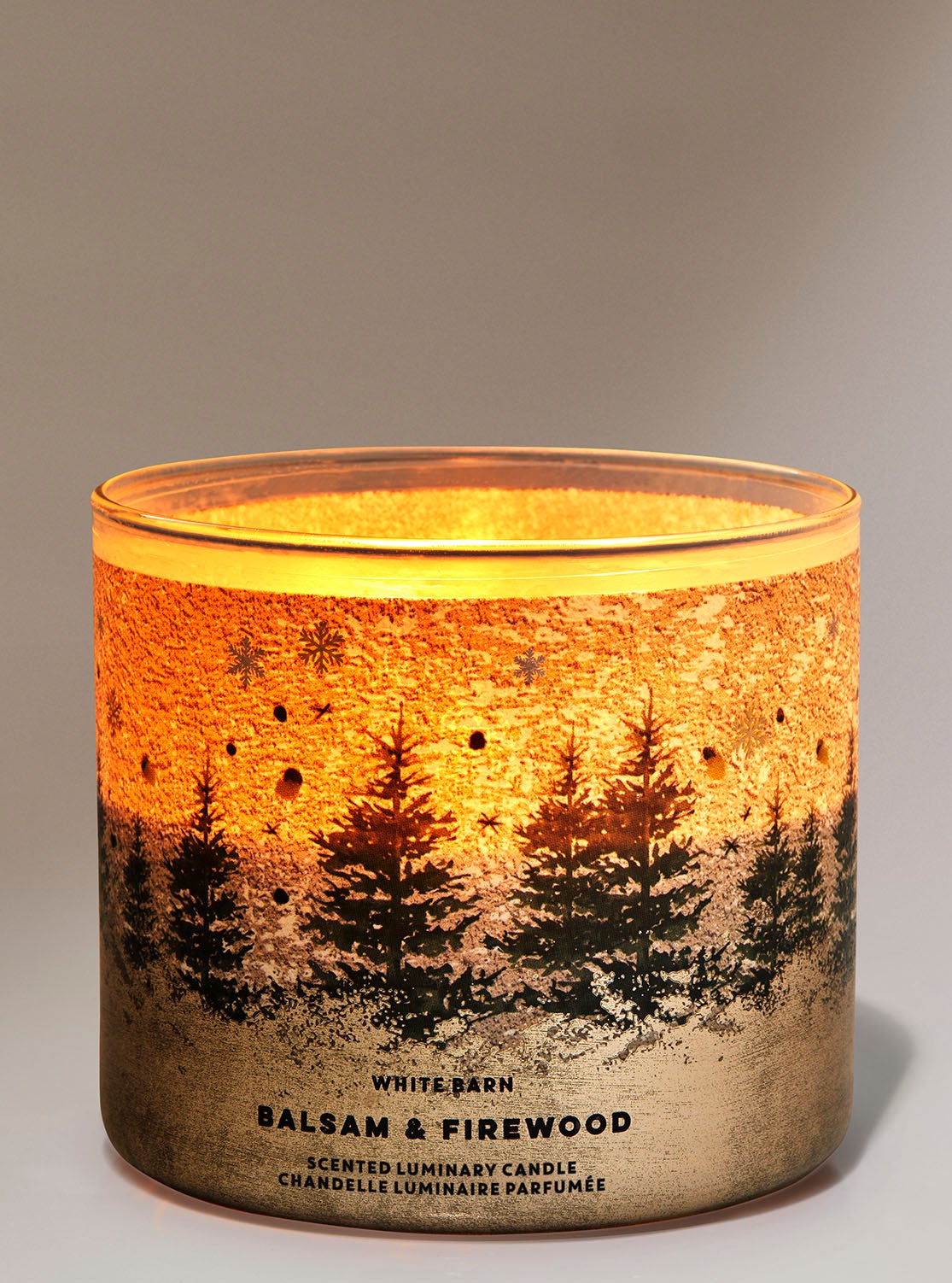 Balsam & Firewood 3Wick Candle Bath and Body Works