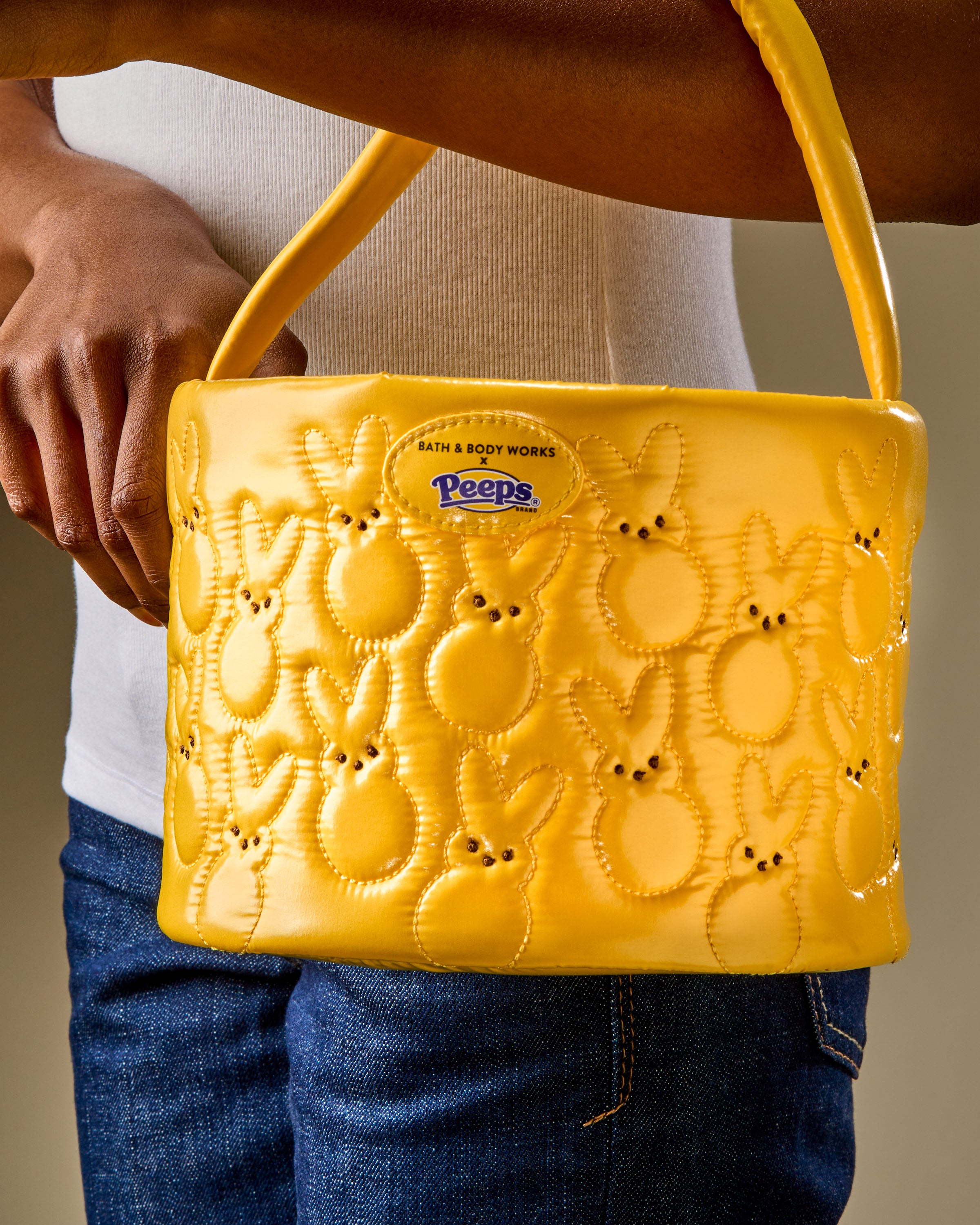 PEEPS® Yellow Marshmallow Bunnies Cosmetic Bag