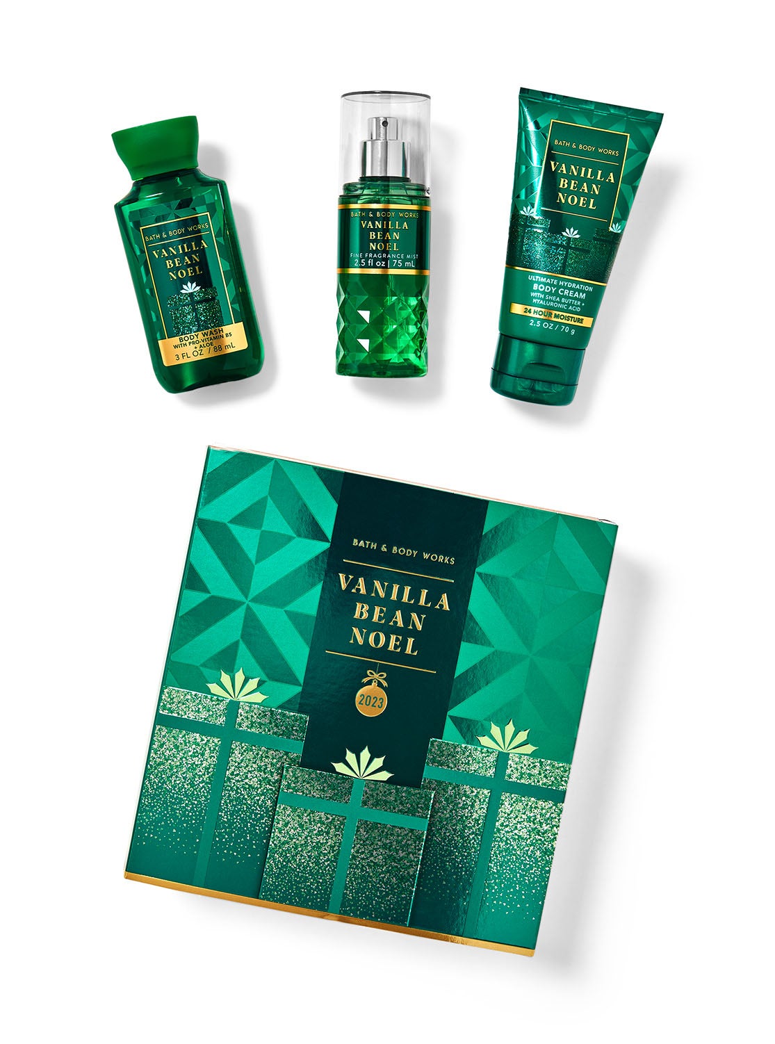 Vanilla Bean Noel Mini Gift Box Set Bath and Body Works