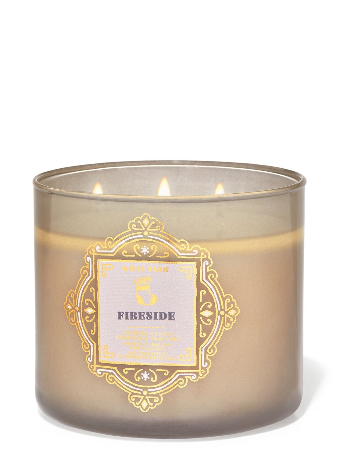 Fireside 3Wick Candle Bath and Body Works