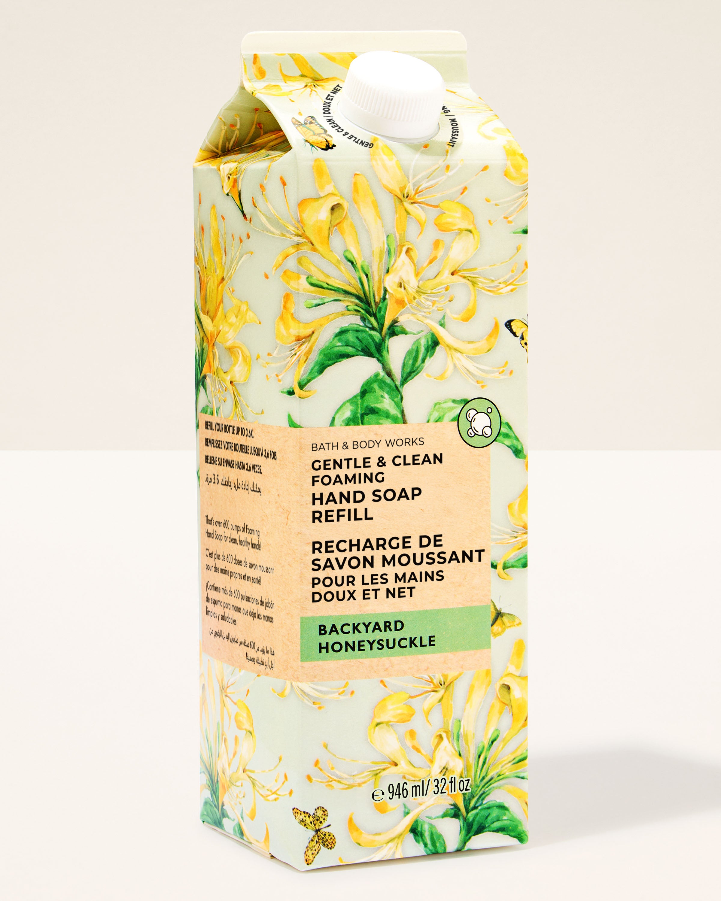 Backyard Honeysuckle Gentle & Clean Foaming Hand Soap Refill