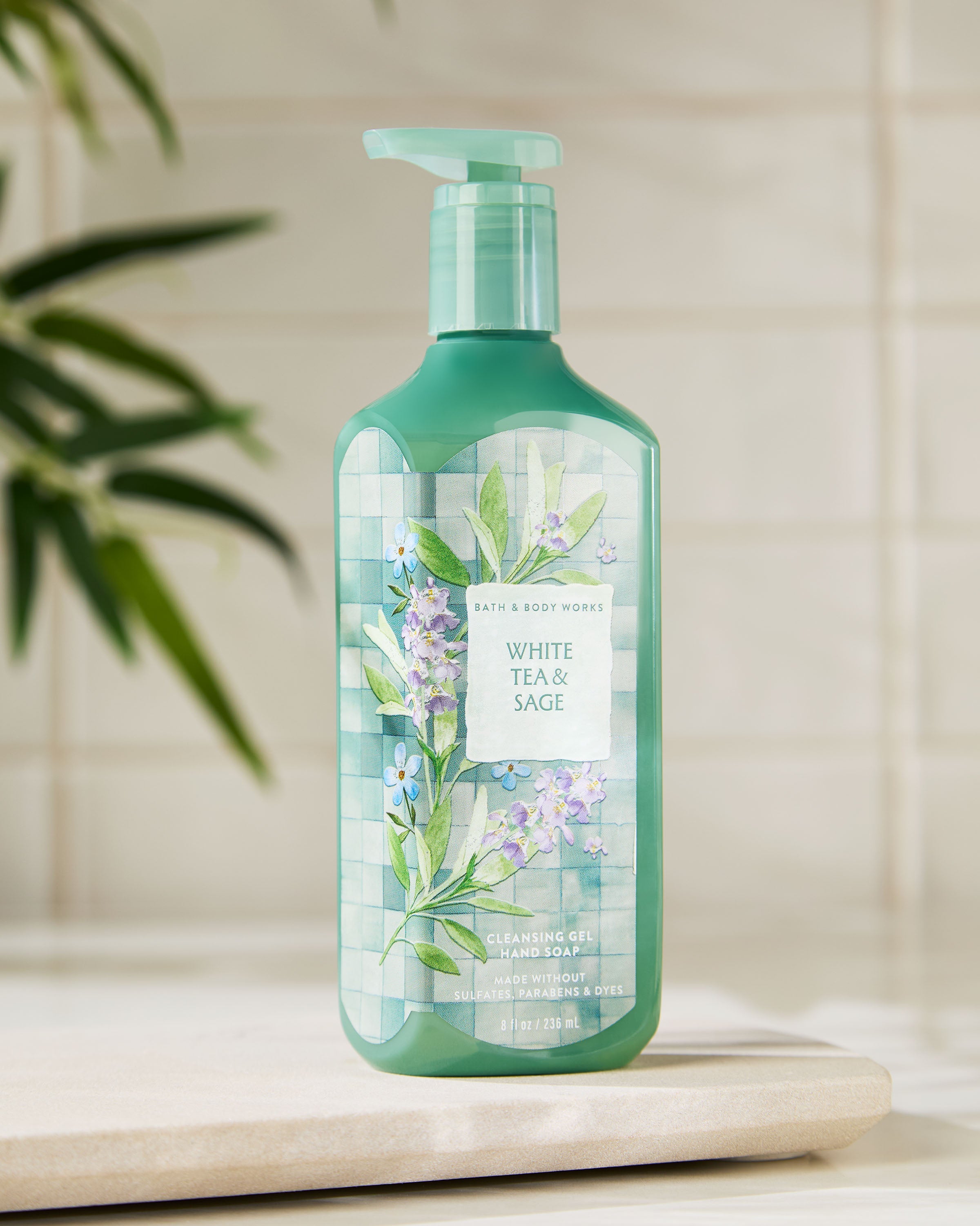 White Tea & Sage Cleansing Gel Hand Soap