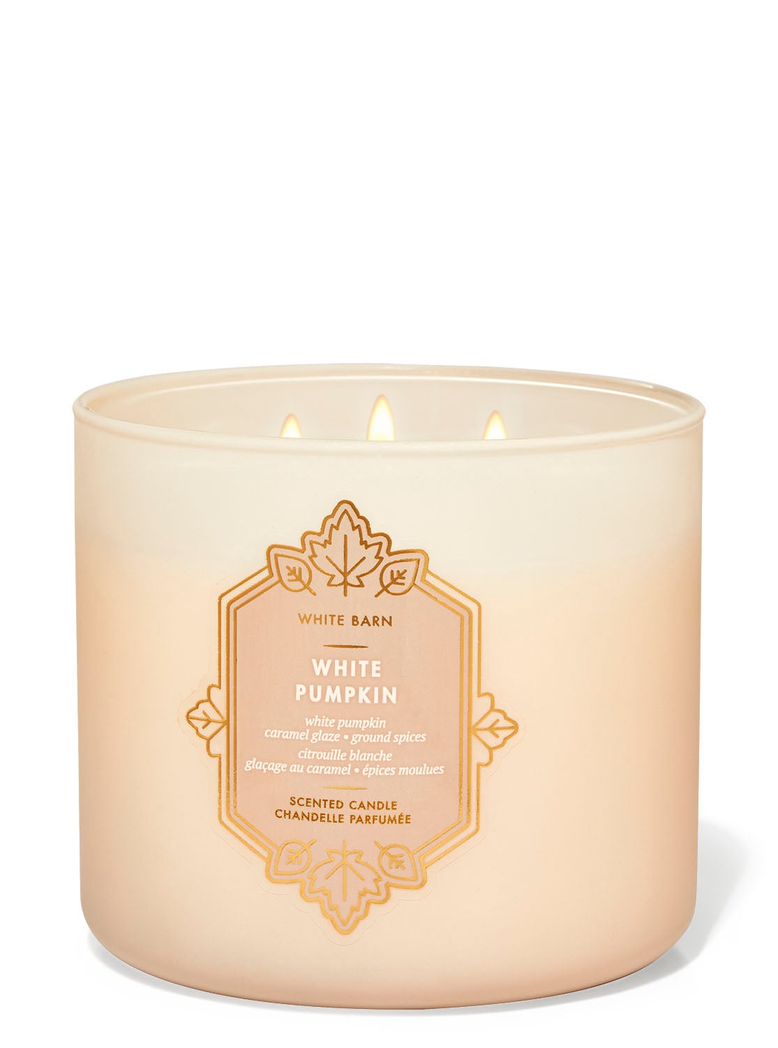 White Pumpkin 3Wick Candle Bath and Body Works