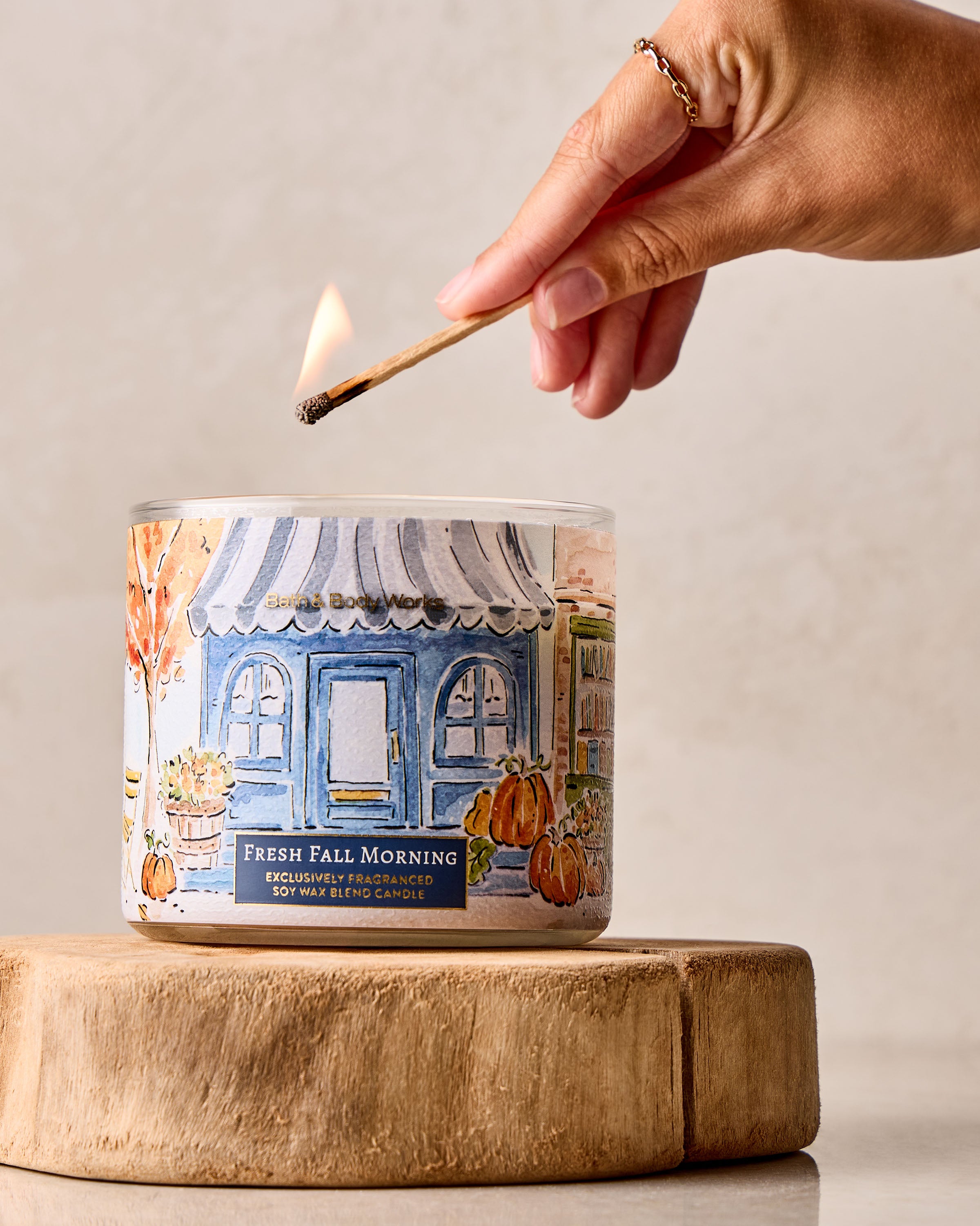 Fresh Fall Morning 3-Wick Candle