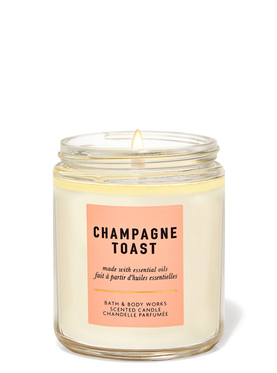 Champagne Toast Single Wick Candle Bath and Body Works