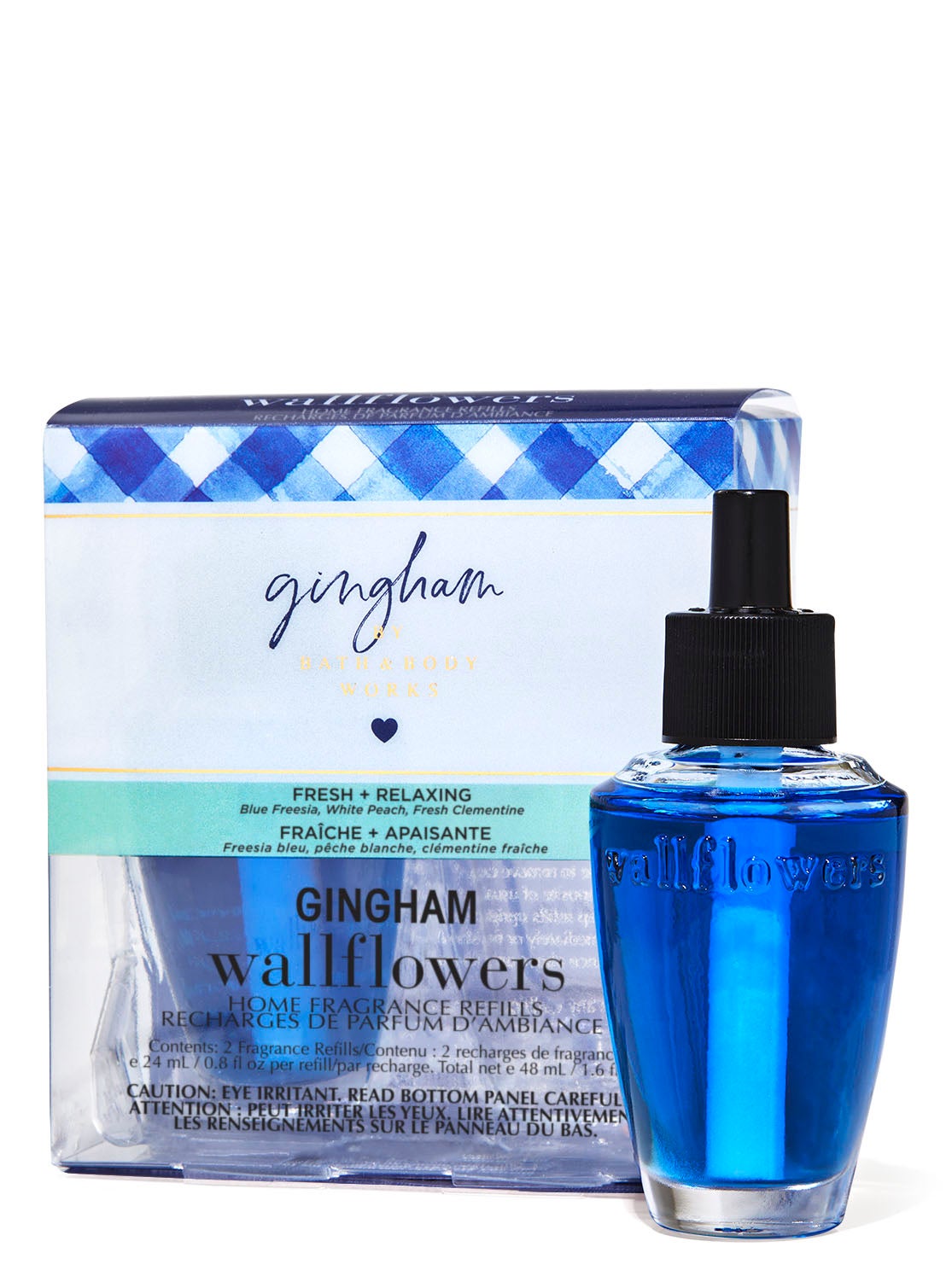 Gingham Wallflowers Refills 2Pack Bath and Body Works