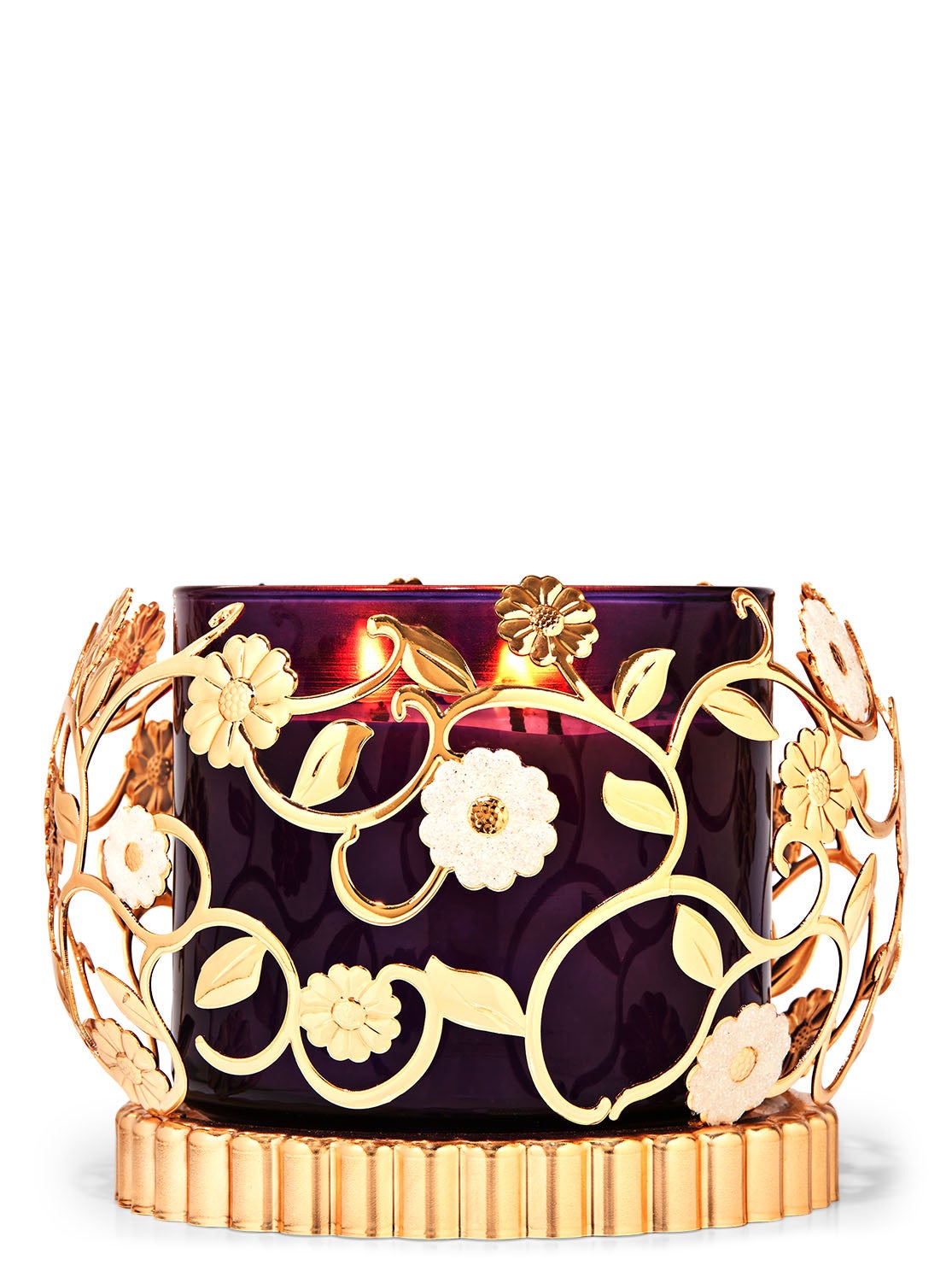 Flower Vines 3Wick Candle Holder Bath and Body Works